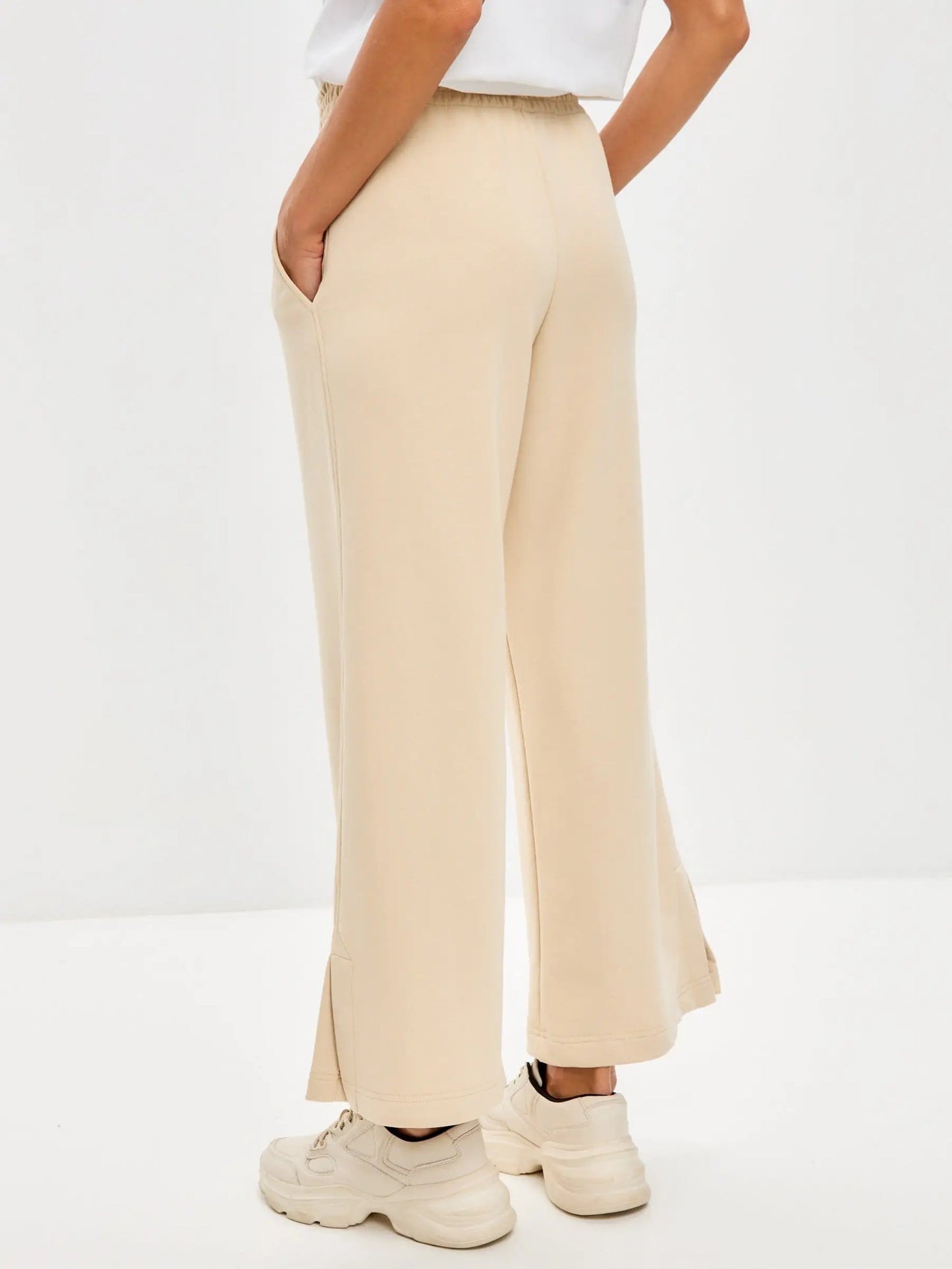 Beige Women’s culottes CAT - Bottom