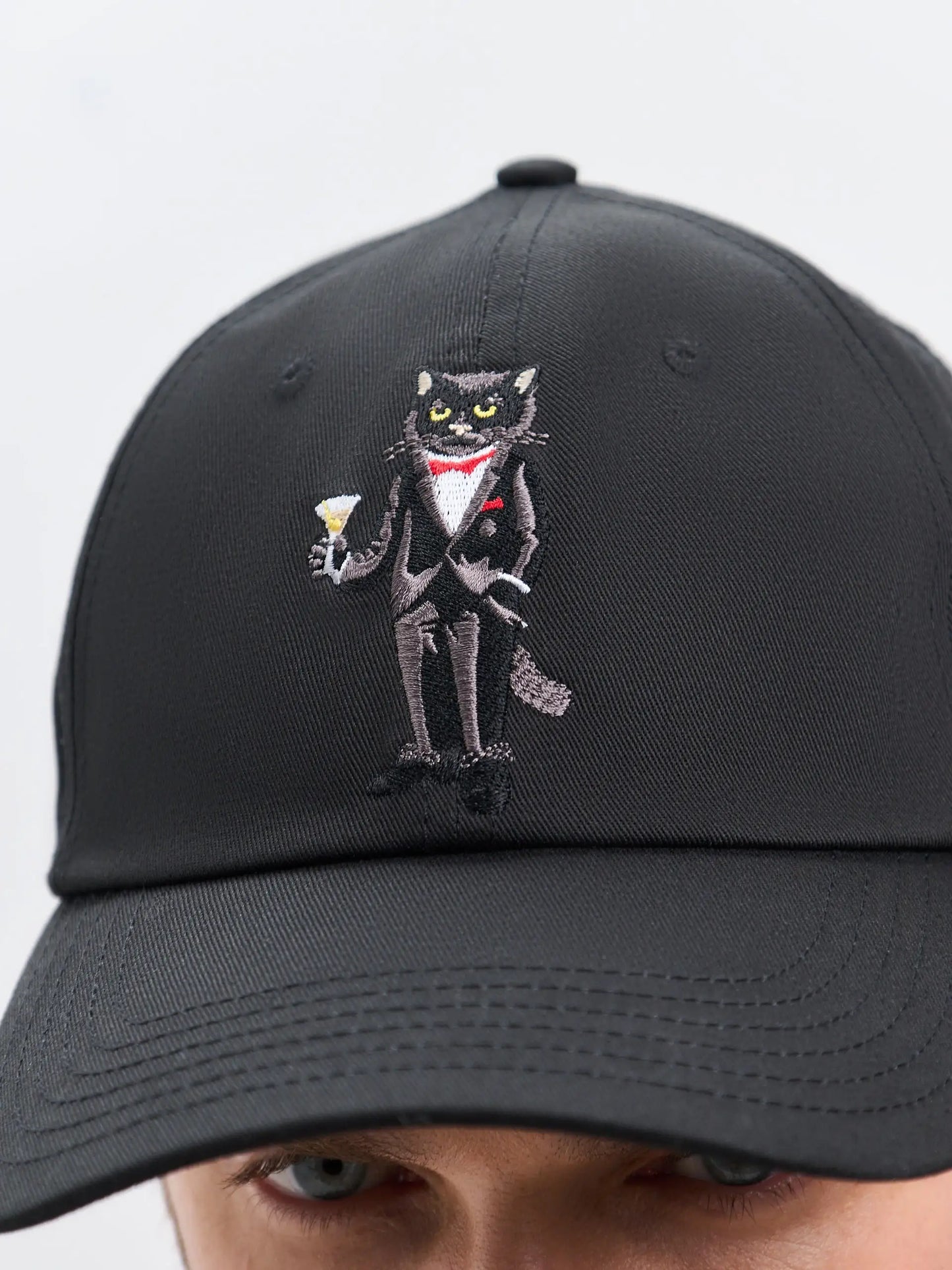 Black cap with dandy cat - Funny Cat | For Cat Lovers | CAT by maniita lacitta