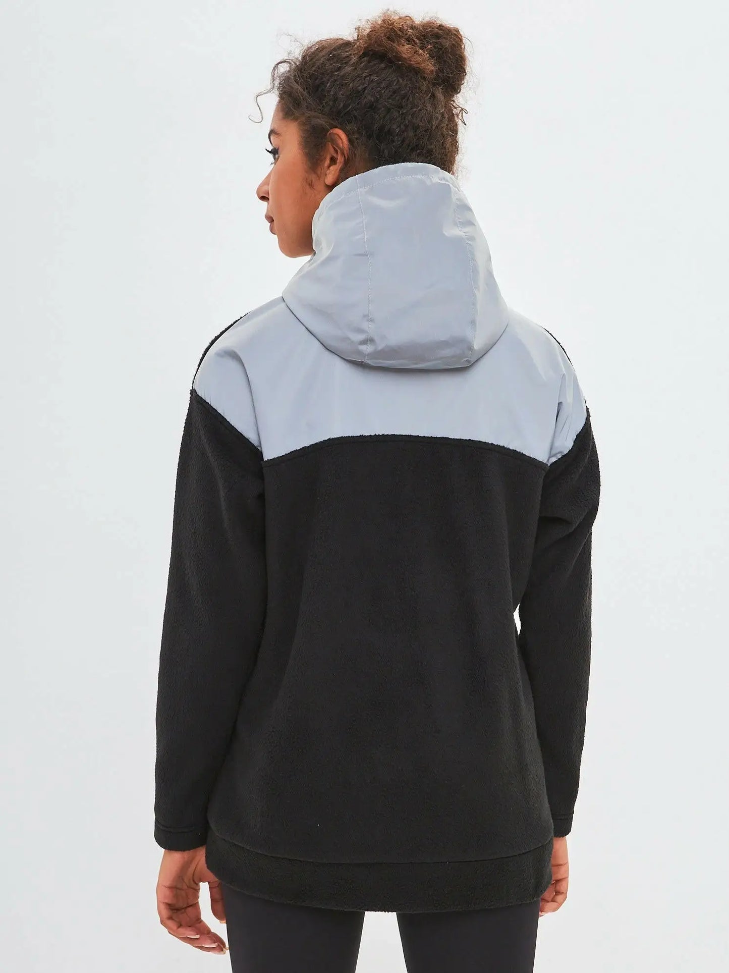 Black fleece hoodie catrain - Funny Cat Fleece (recycled) | For Cat Lovers | CAT by maniita lacitta