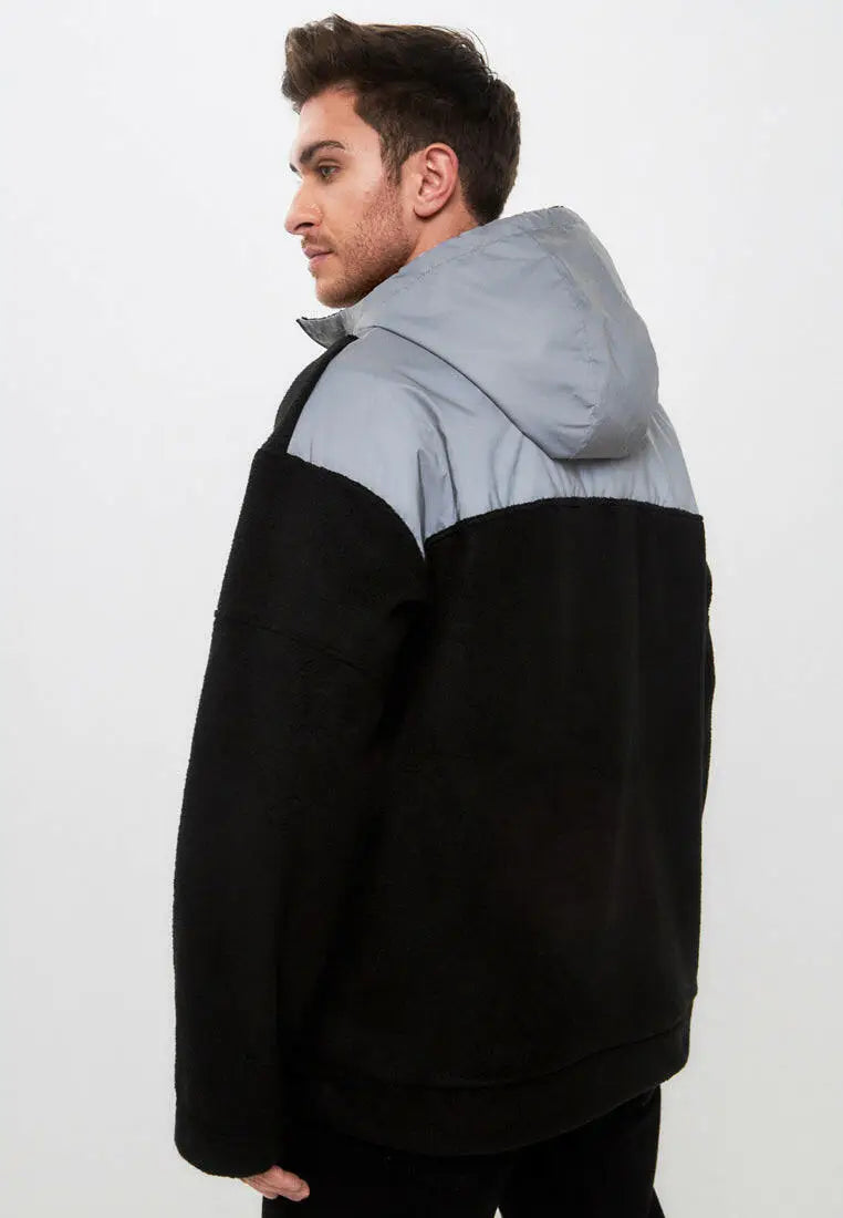Black fleece hoodie catrainm - Funny Cat Fleece (recycled) | For Cat Lovers | CAT by maniita lacitta
