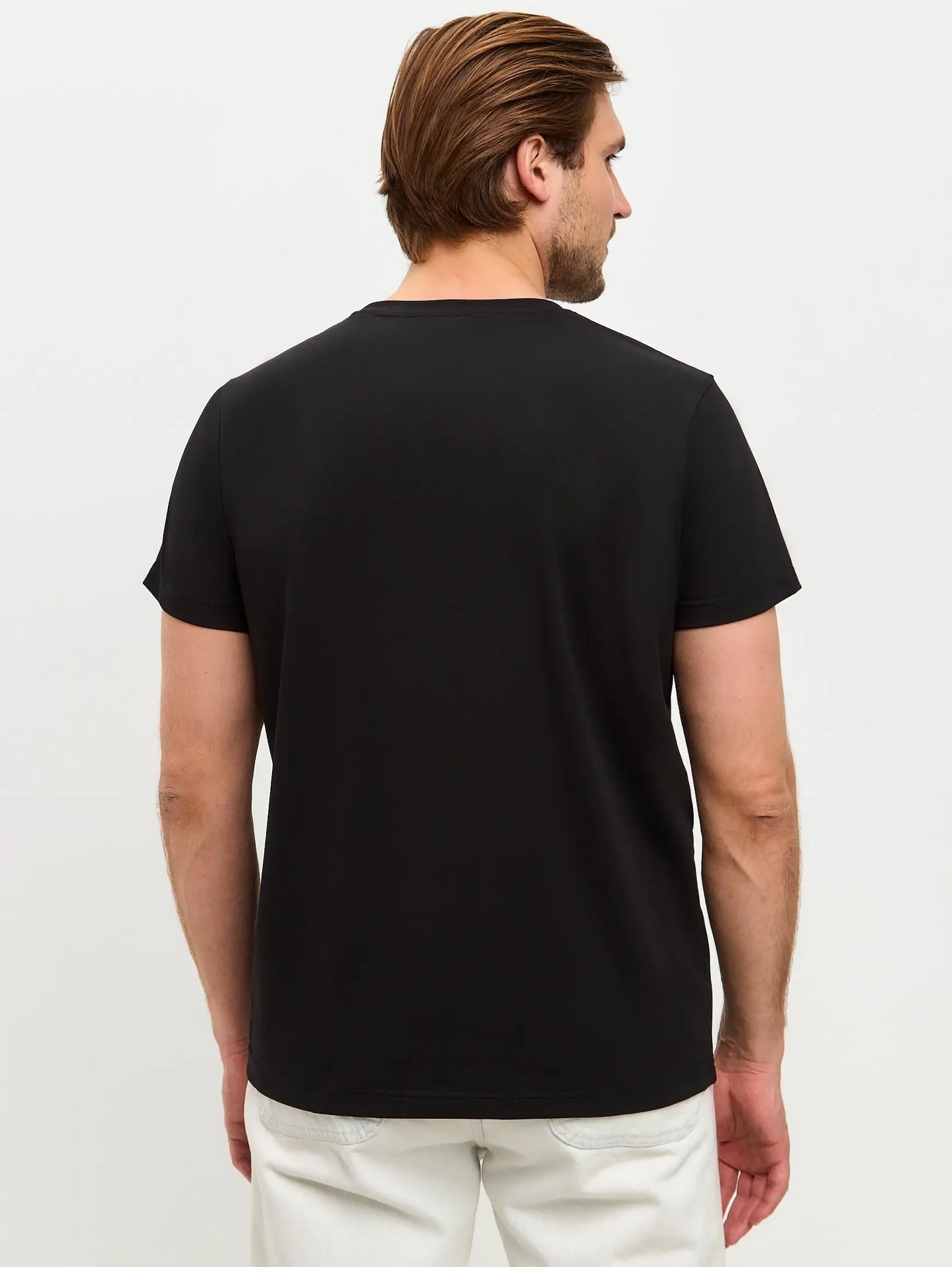 Black Printed T-shirt GROOM CAT - T-shirt