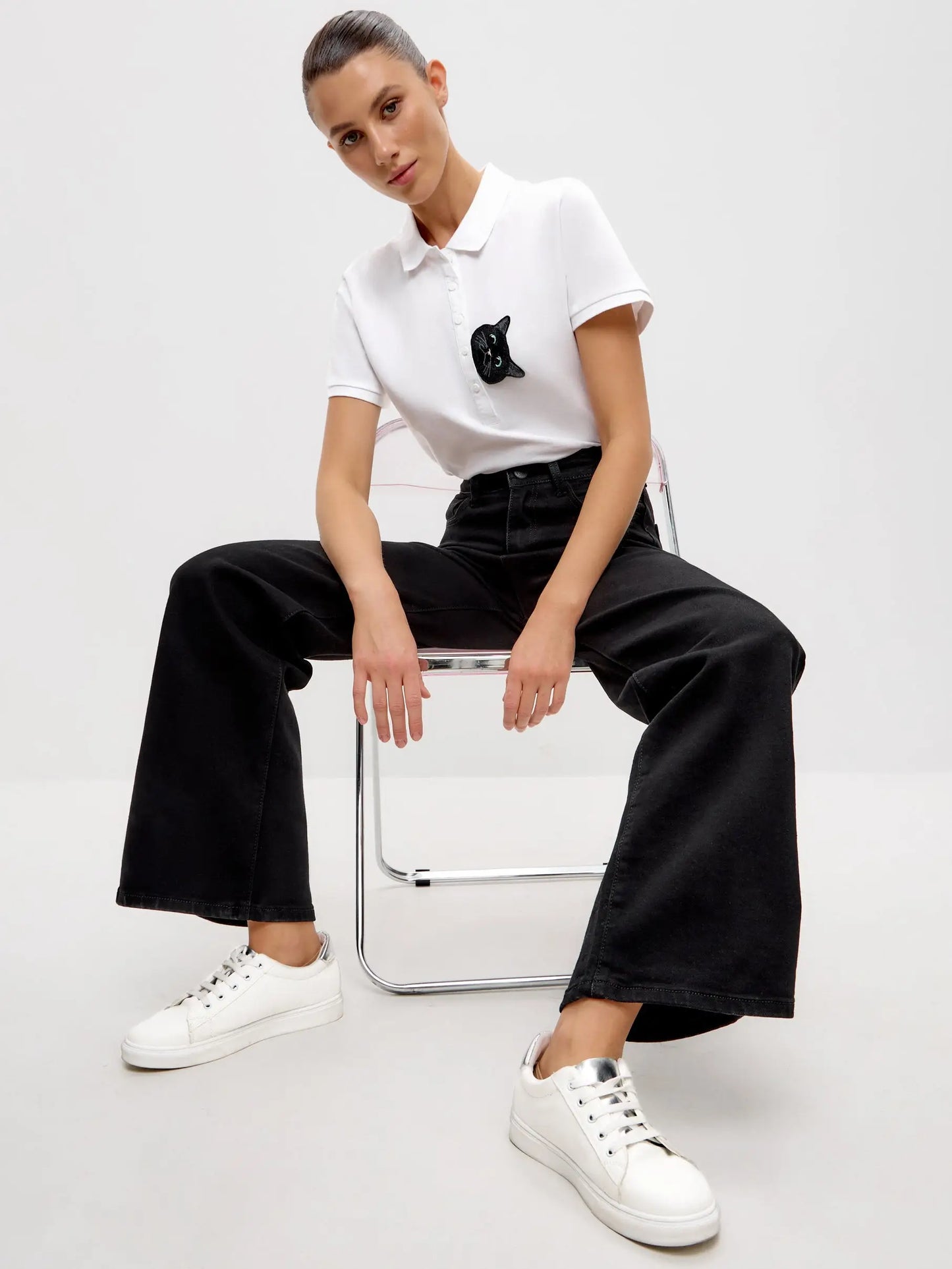 Black Women’s jeans CAT - Bottom