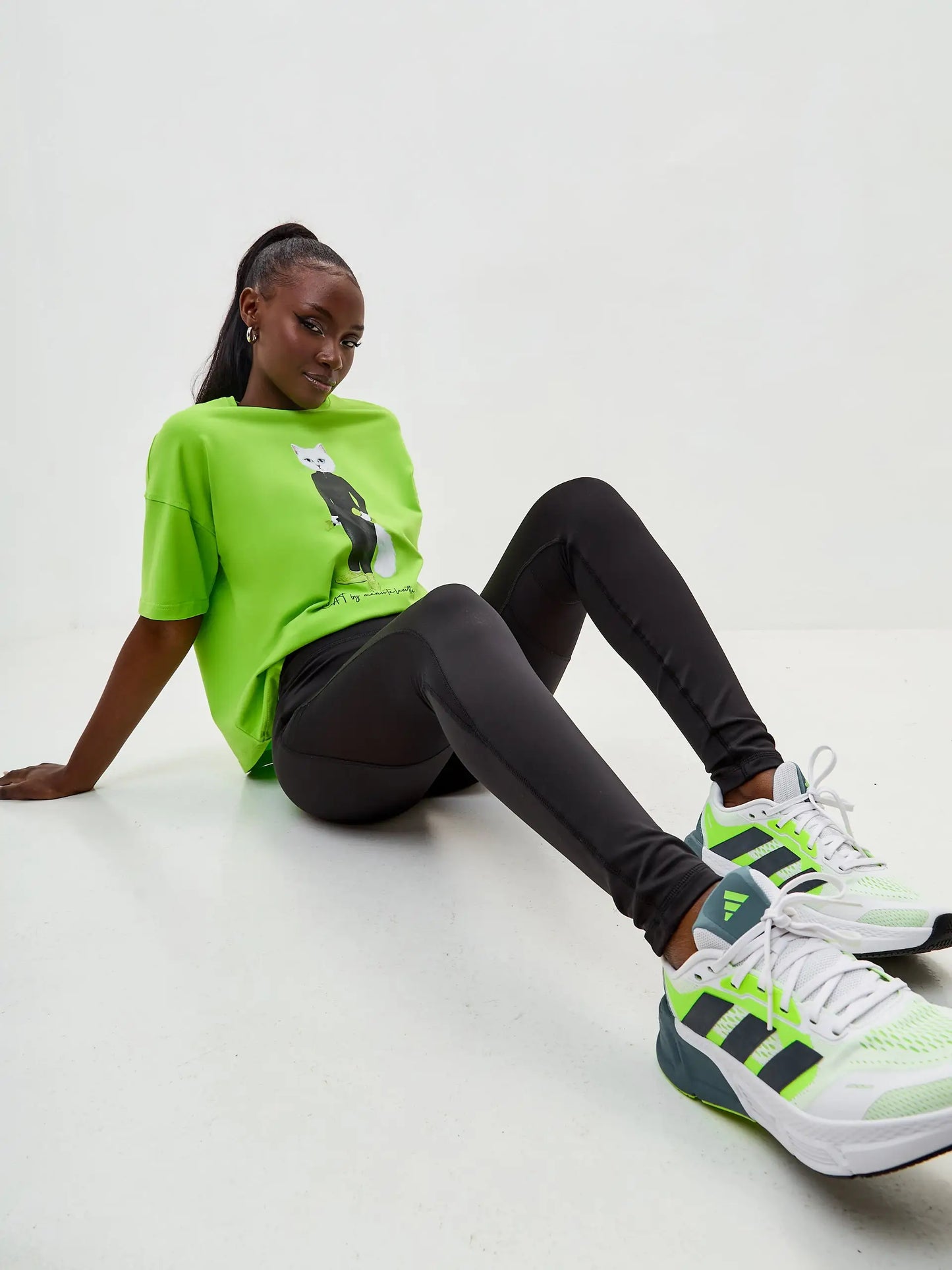 Black Women’s leggins CAT - Bottom