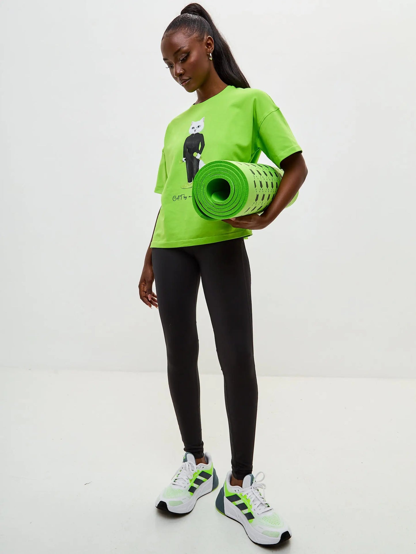 Black Women’s leggins CAT - Bottom
