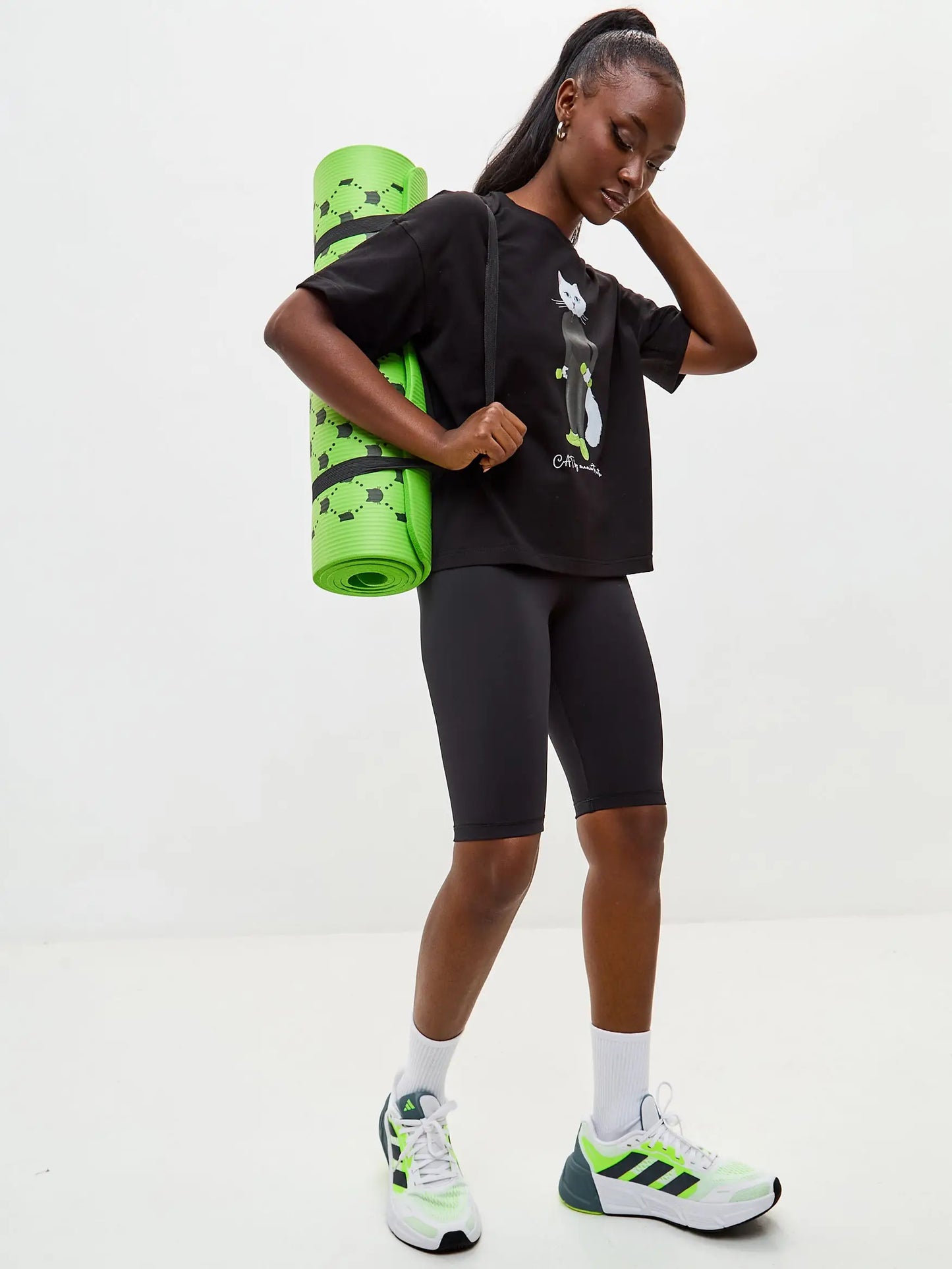 Black Women’s sport shorts CAT - Bottom