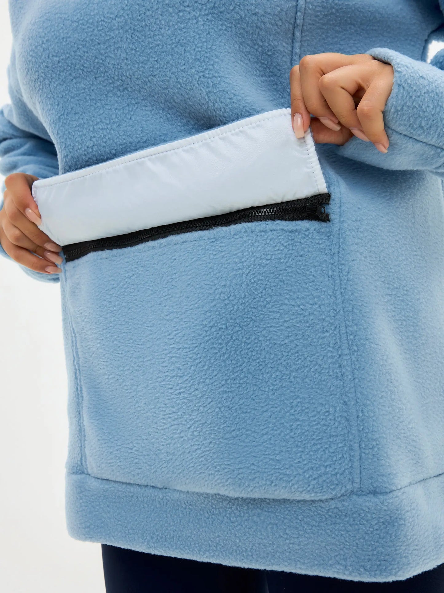 Blue Fleece sweatshirt CATFLEES - Fleece (recycled)