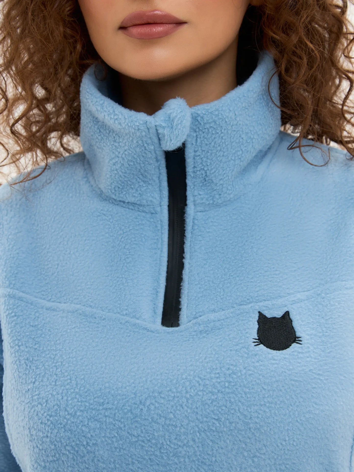 Blue Fleece sweatshirt CATFLEES - Fleece (recycled)