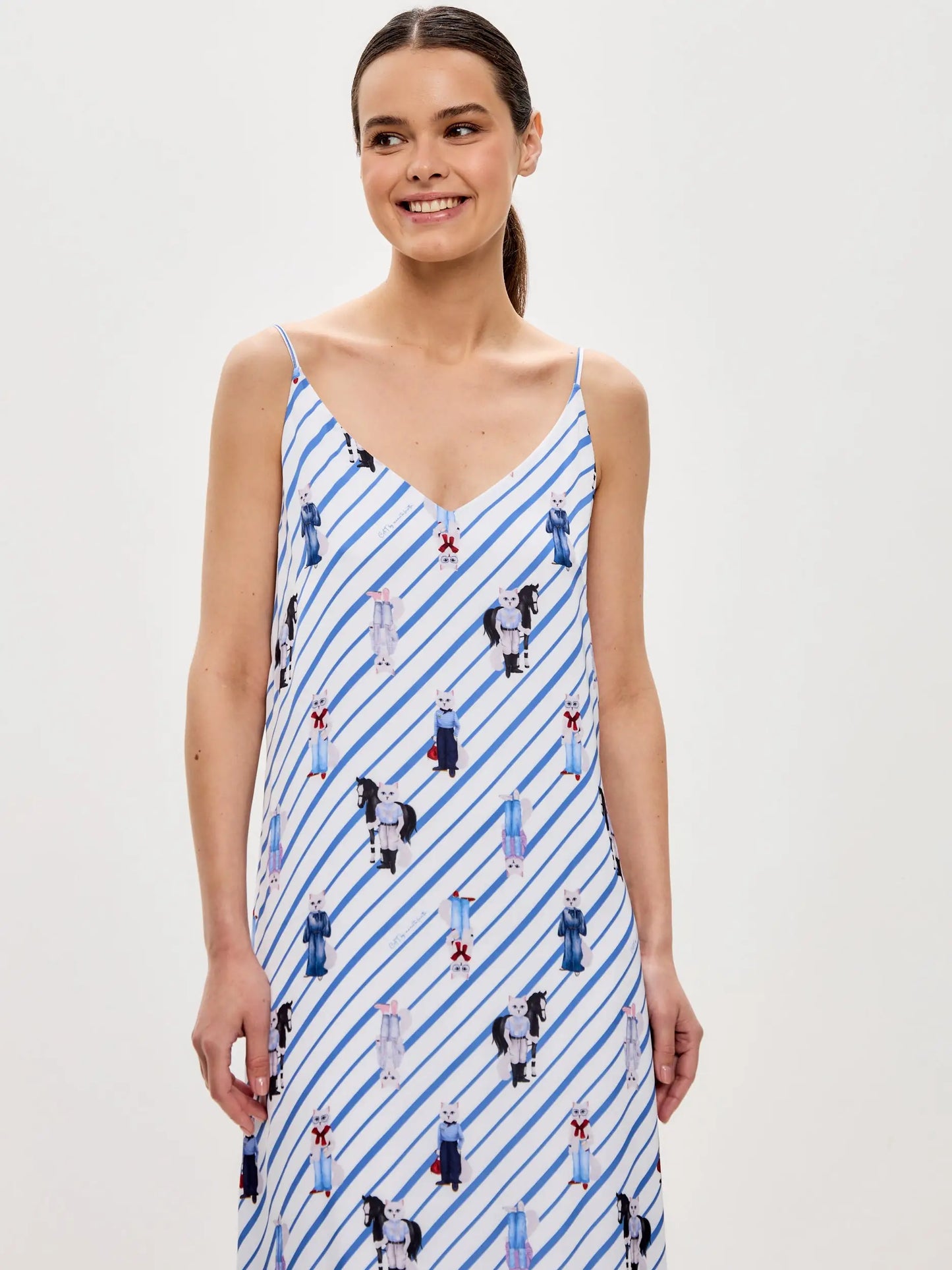 Blue silk loungewear - Loungewear