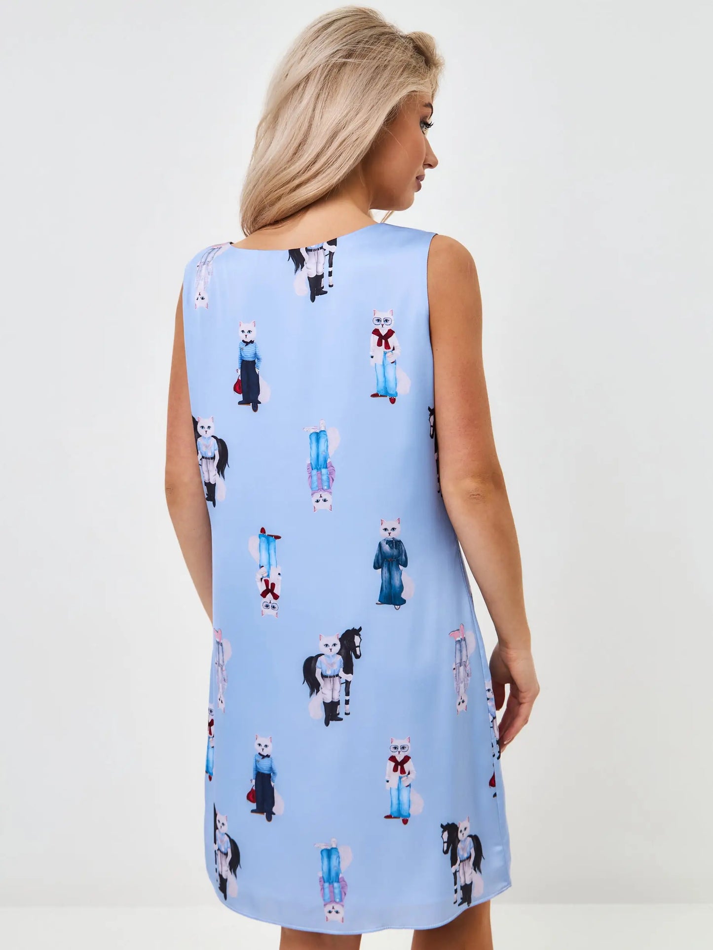 Blue silk loungewear - Loungewear