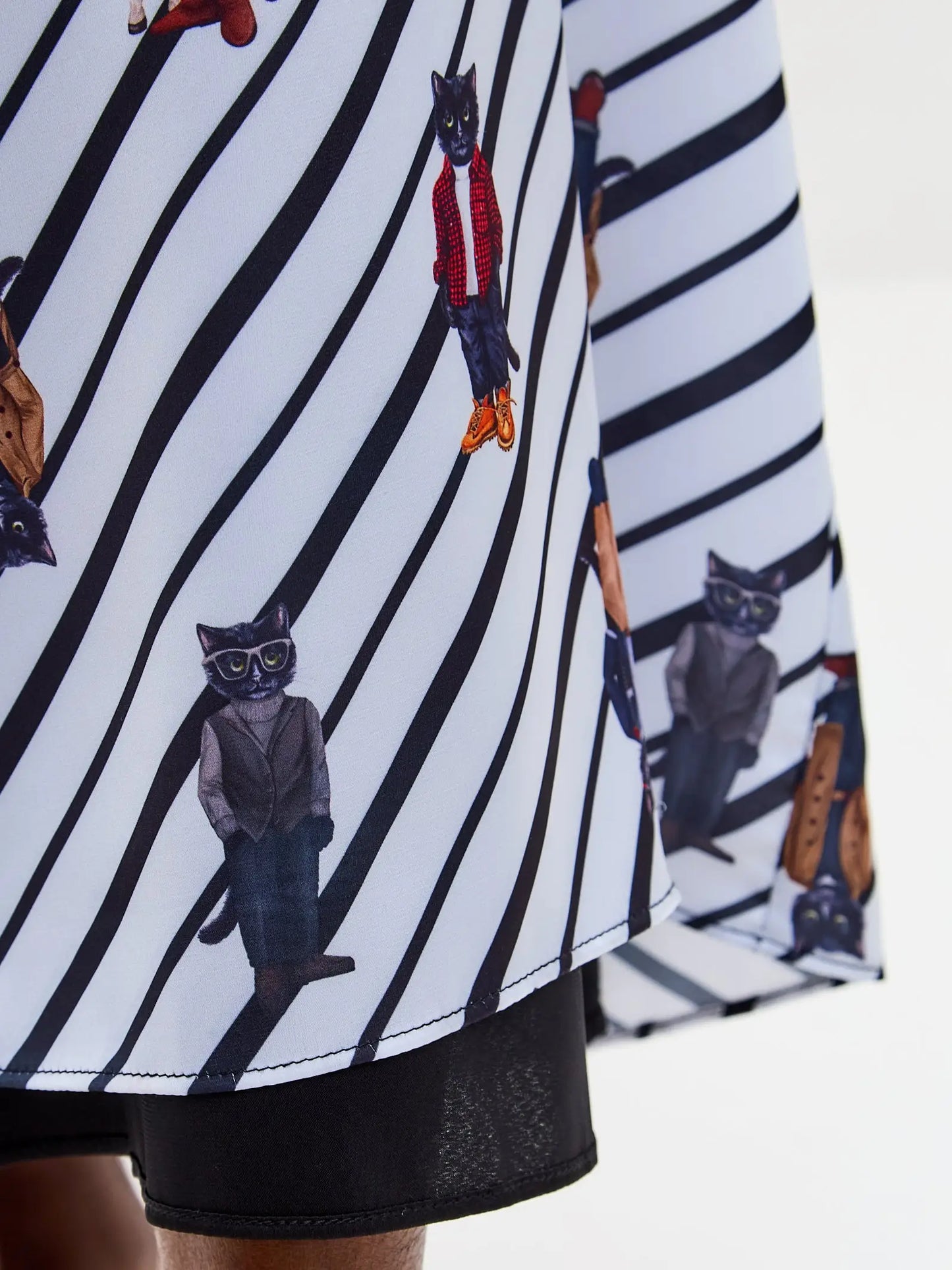 Blue silk loungewear - Funny Cat Loungewear | For Cat Lovers | CAT by maniita lacitta