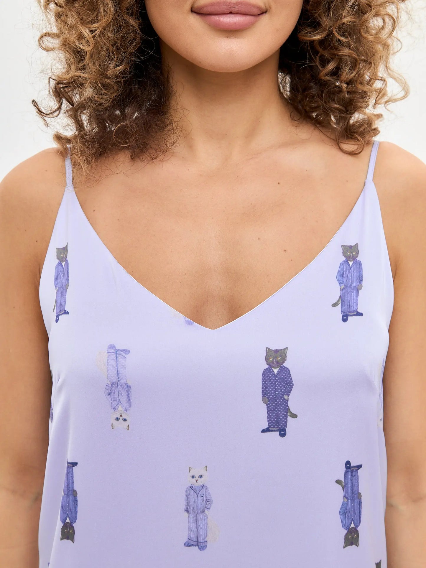 Blue silk loungewear - Loungewear