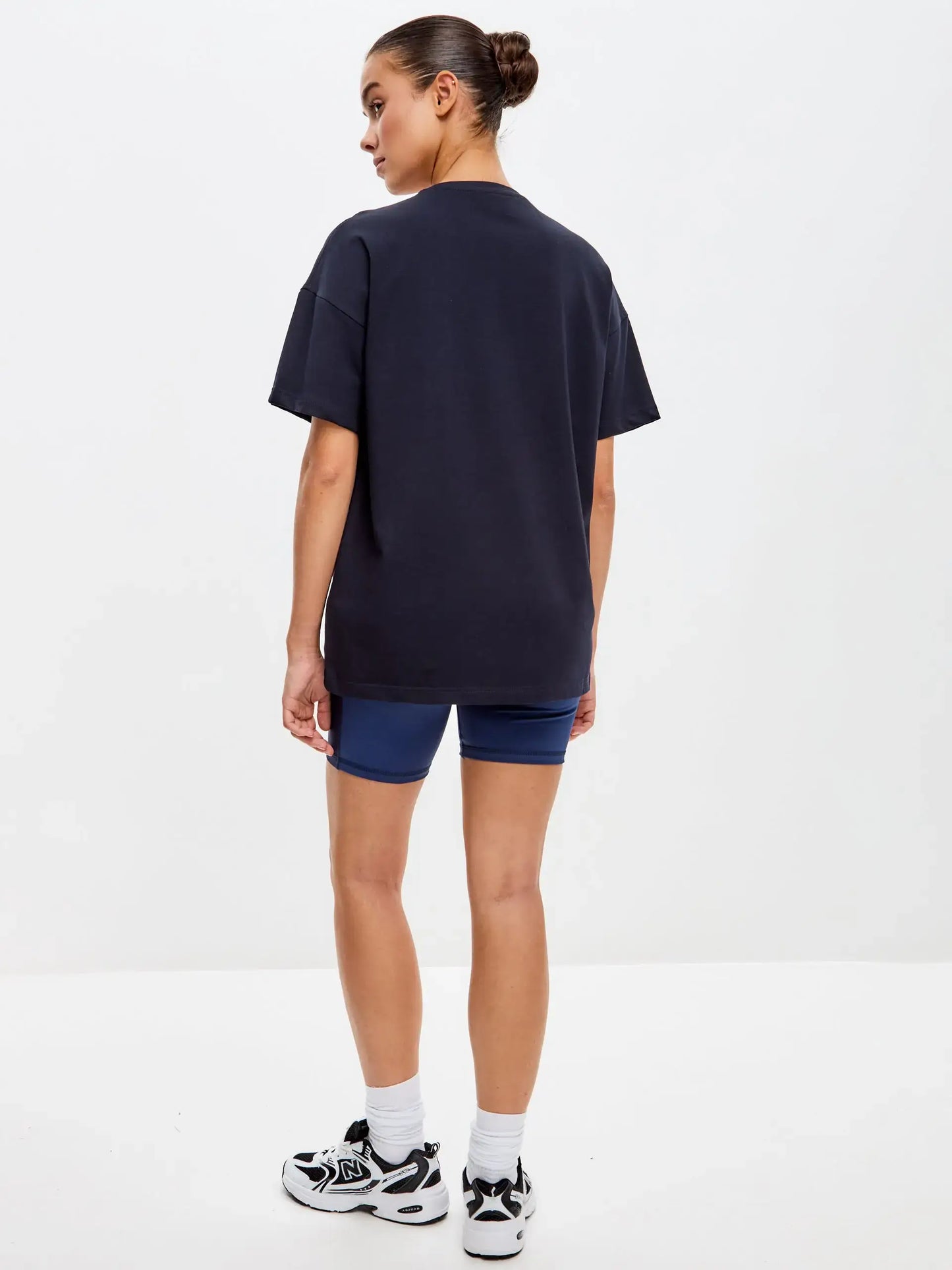 Blue Printed T-shirt SPORT WHITE CAT - T-shirt