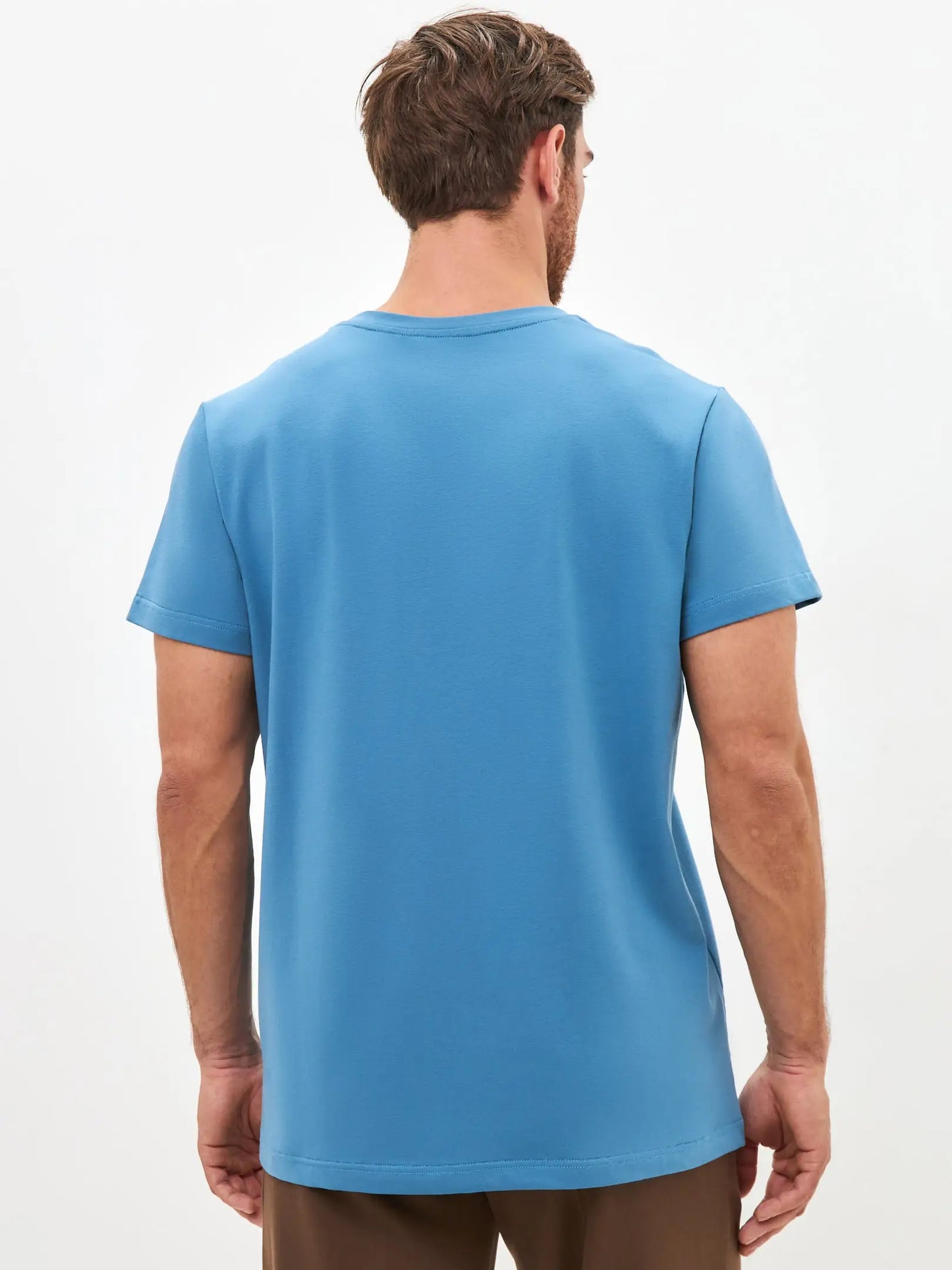 Blue Printed T-shirt SUIT CAT - T-shirt