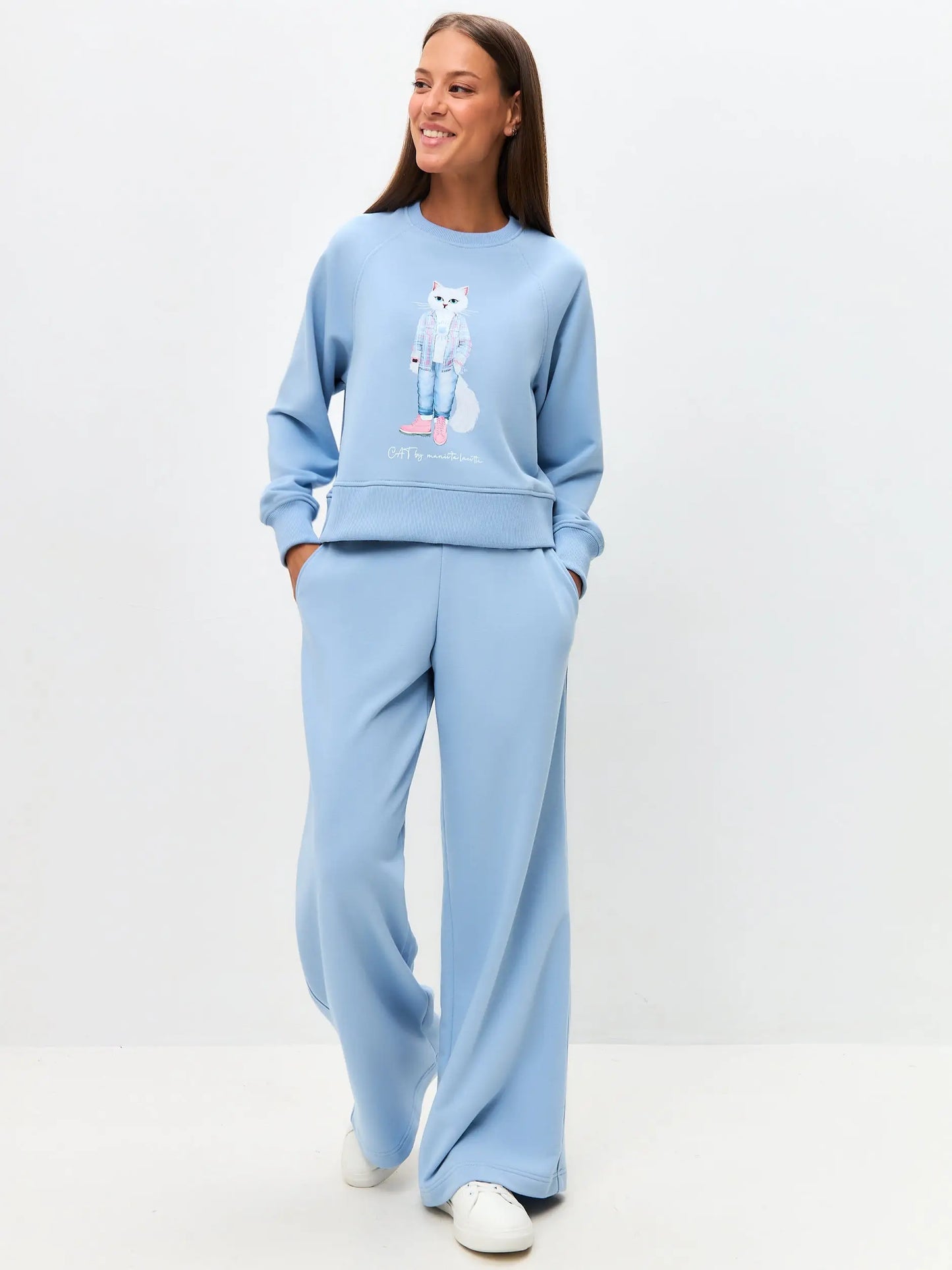 Blue Women’s sweatpants CAT - Bottom