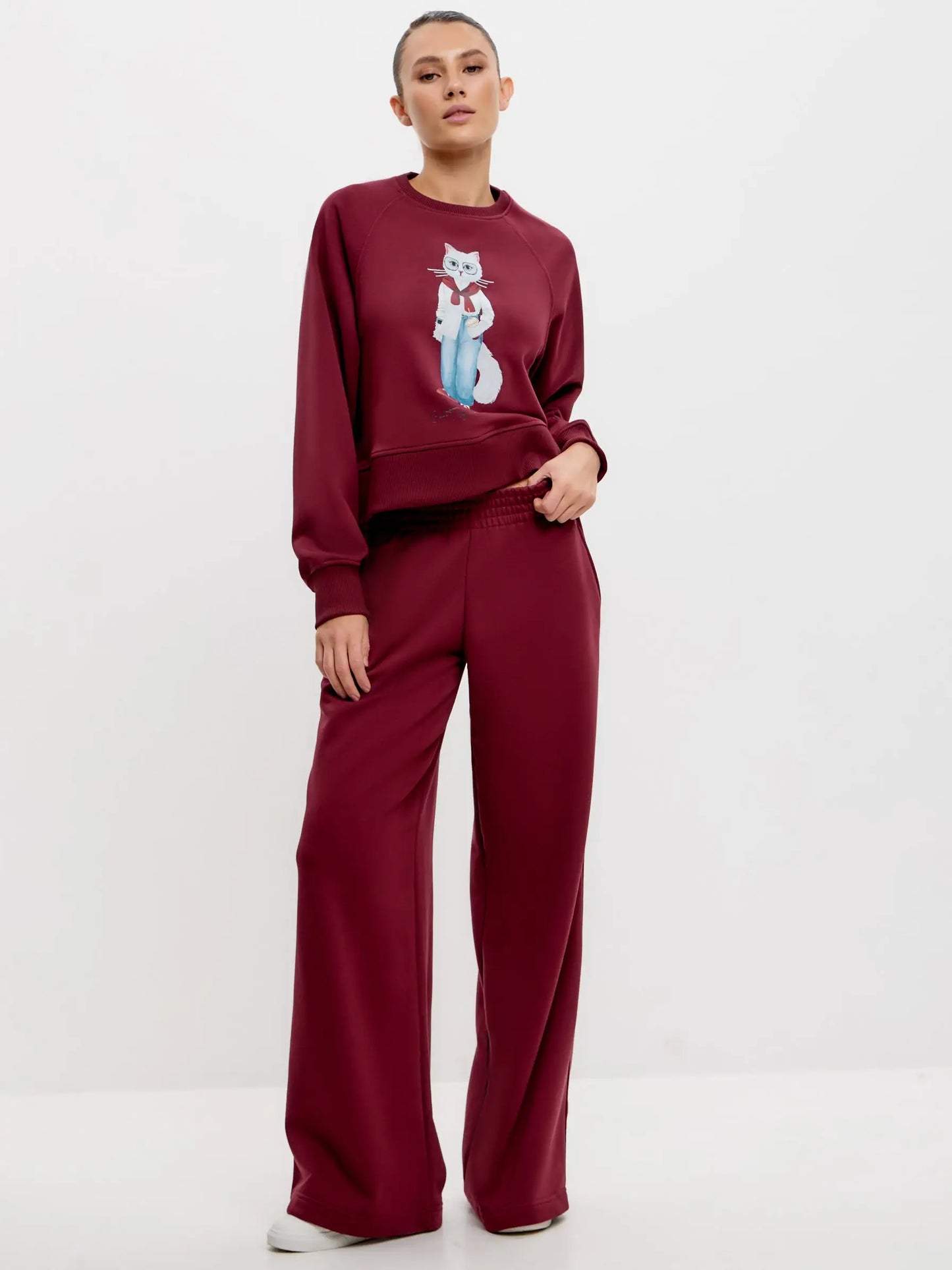 Bordo Women’s sweatpants CAT - Bottom