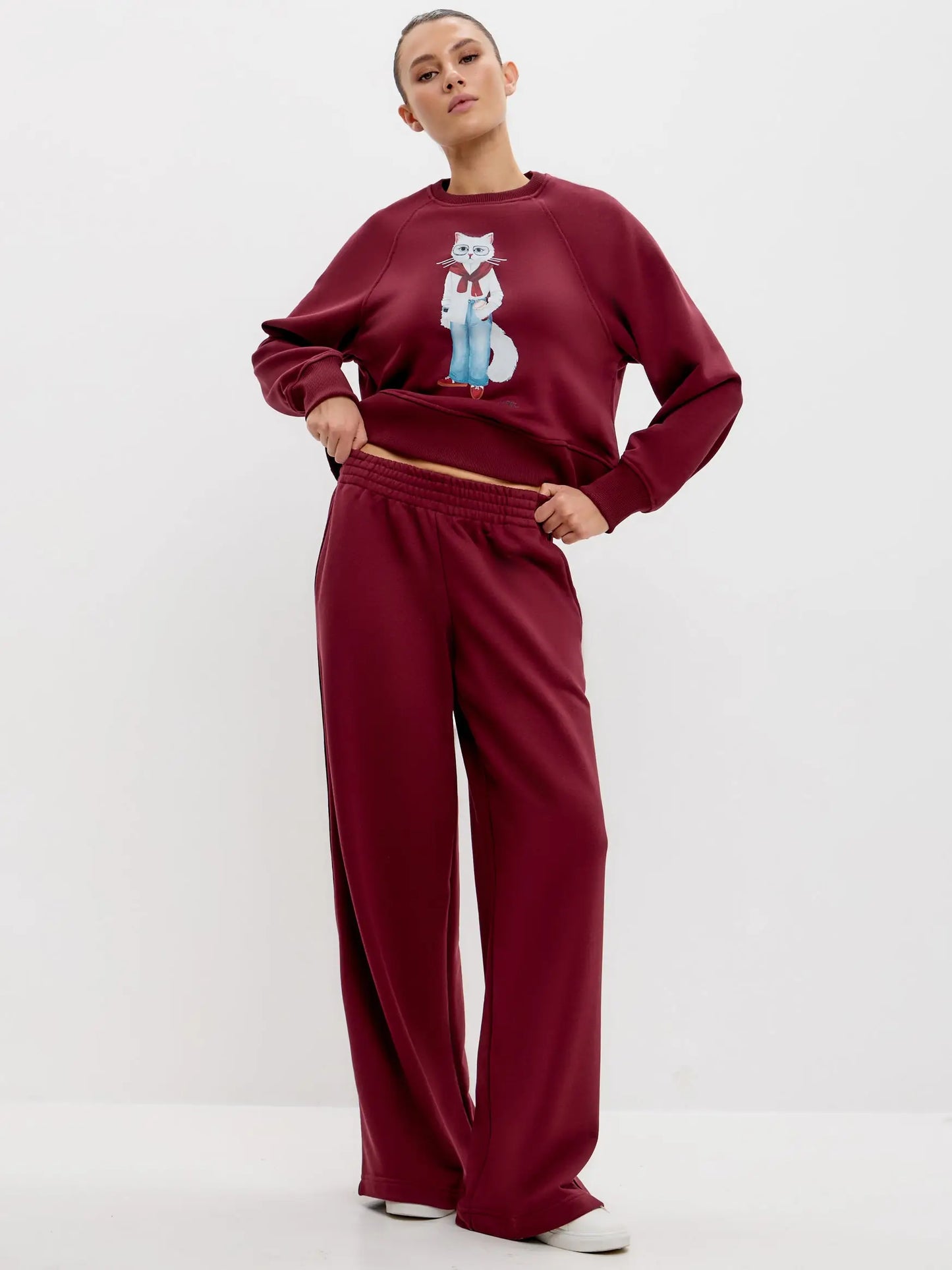 Bordo Women’s sweatpants CAT - Bottom