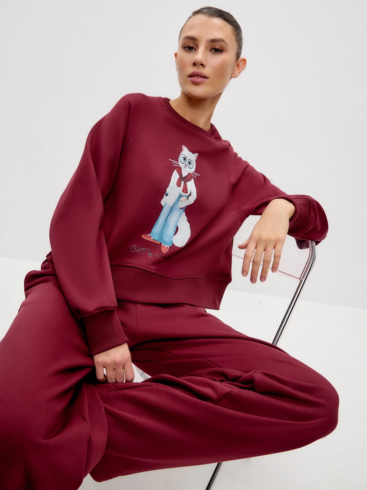 Bordo Women’s sweatpants CAT - Bottom