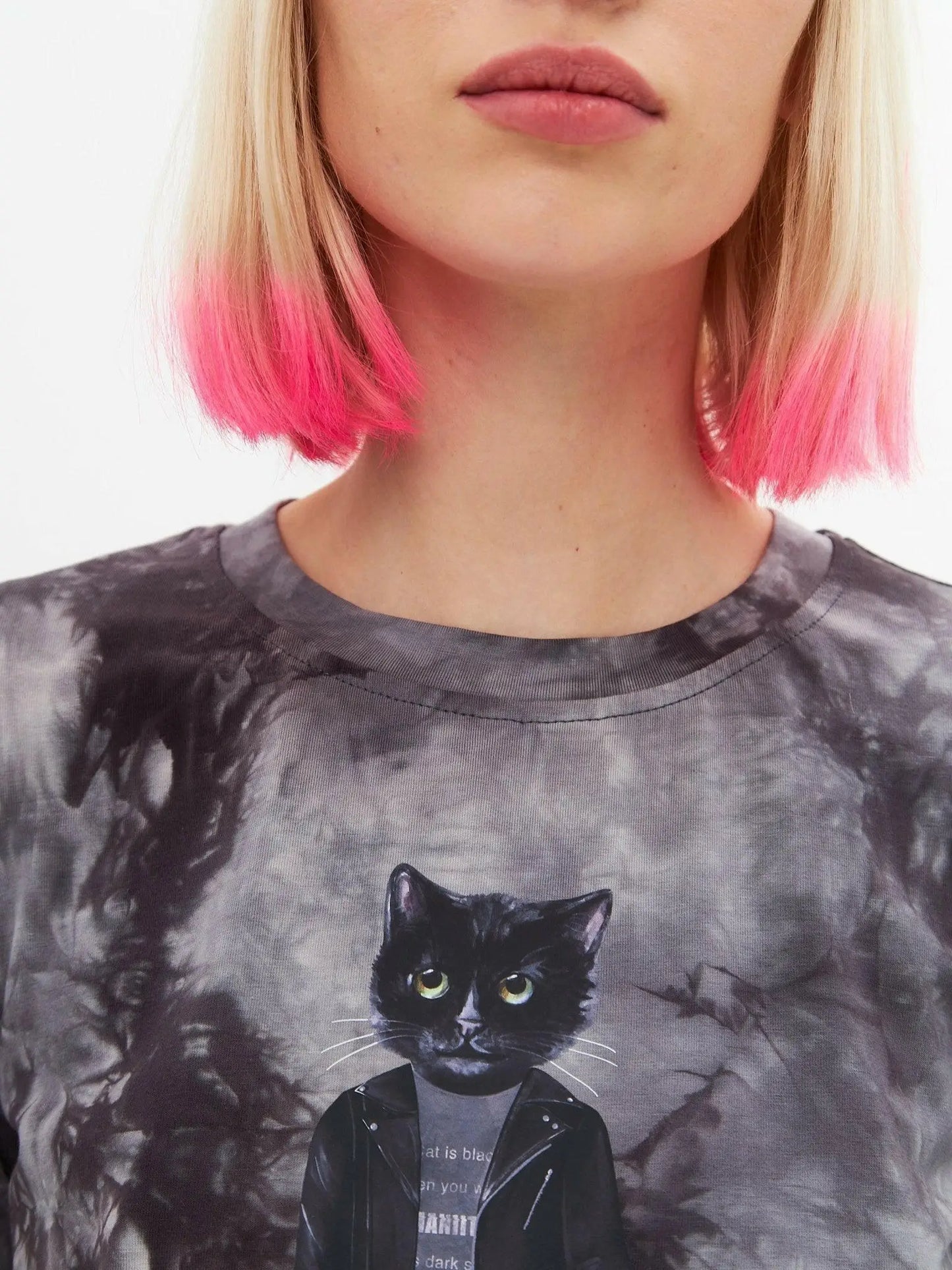 Printed T-shirt ROCKER CAT - Maniita Lacitta