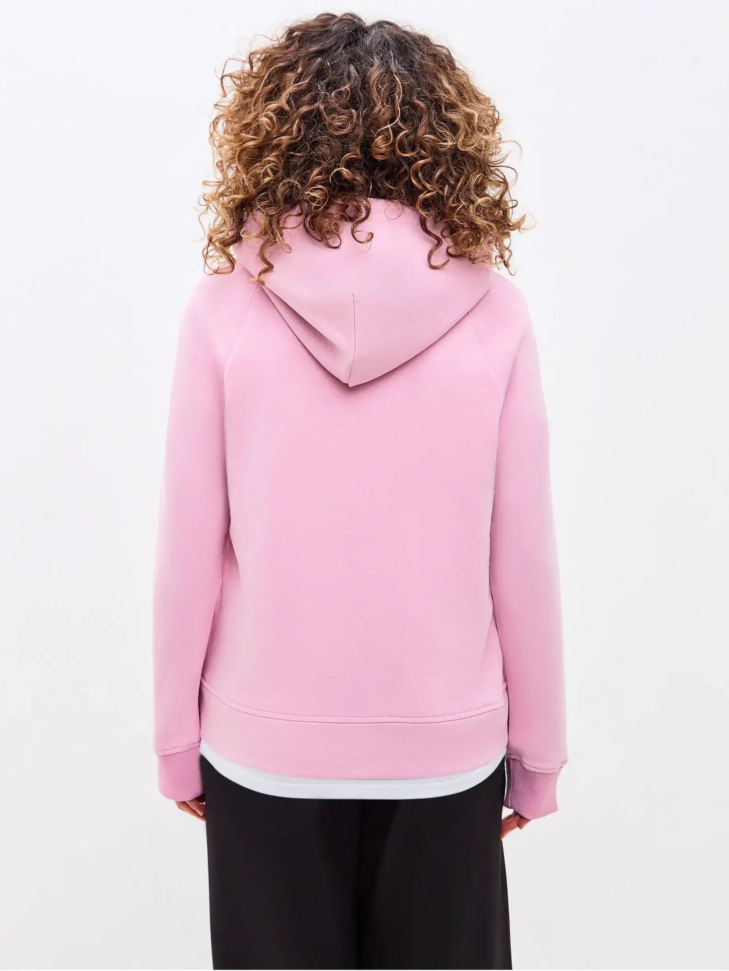 Pink Printed Hoodie WHITE RIDER CAT - Hoodie & sweatshirt