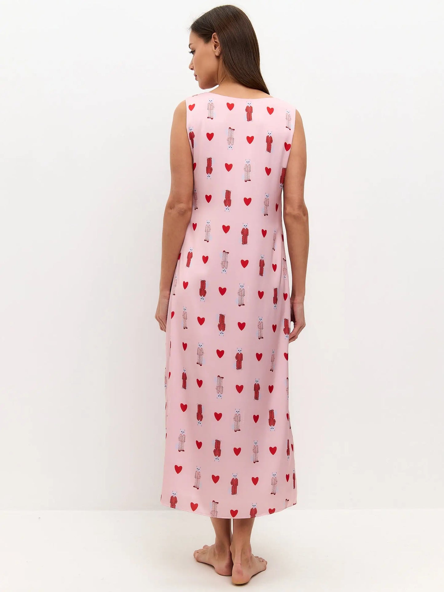 Pink silk loungewear - Funny Cat Loungewear | For Cat Lovers | CAT by maniita lacitta