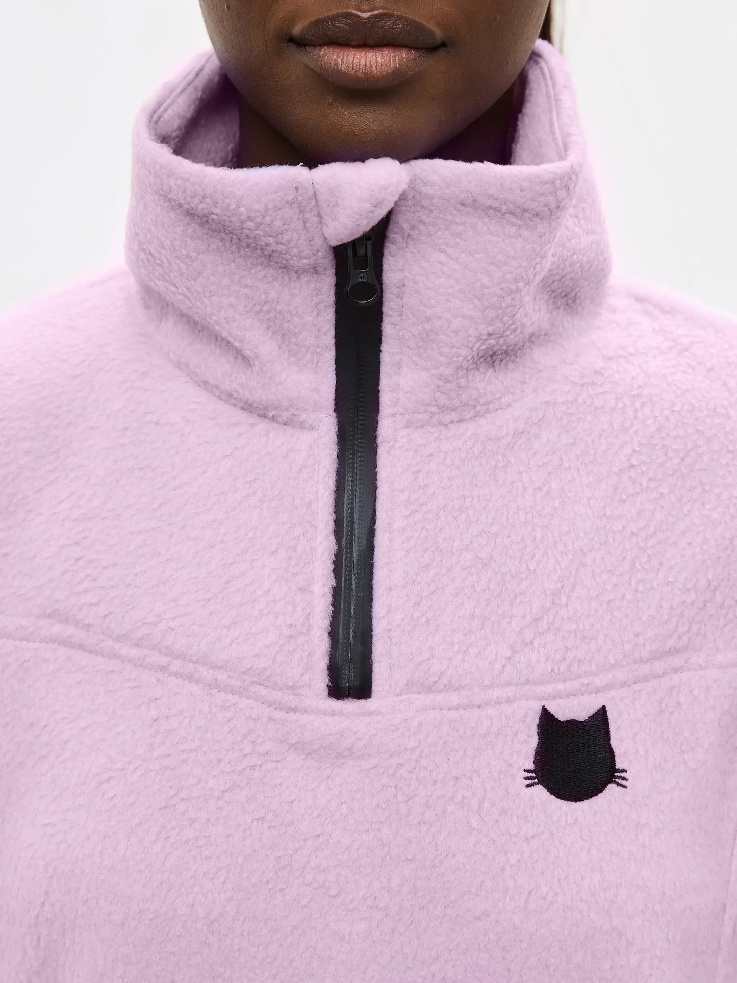 Purple Fleece sweatshirt CATFLEES - Fleece (recycled)