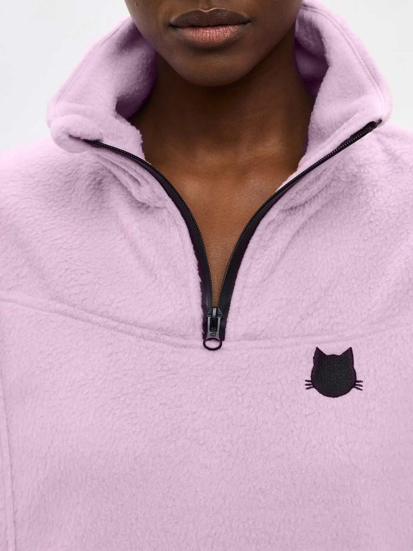 Purple Fleece sweatshirt CATFLEES - Fleece (recycled)