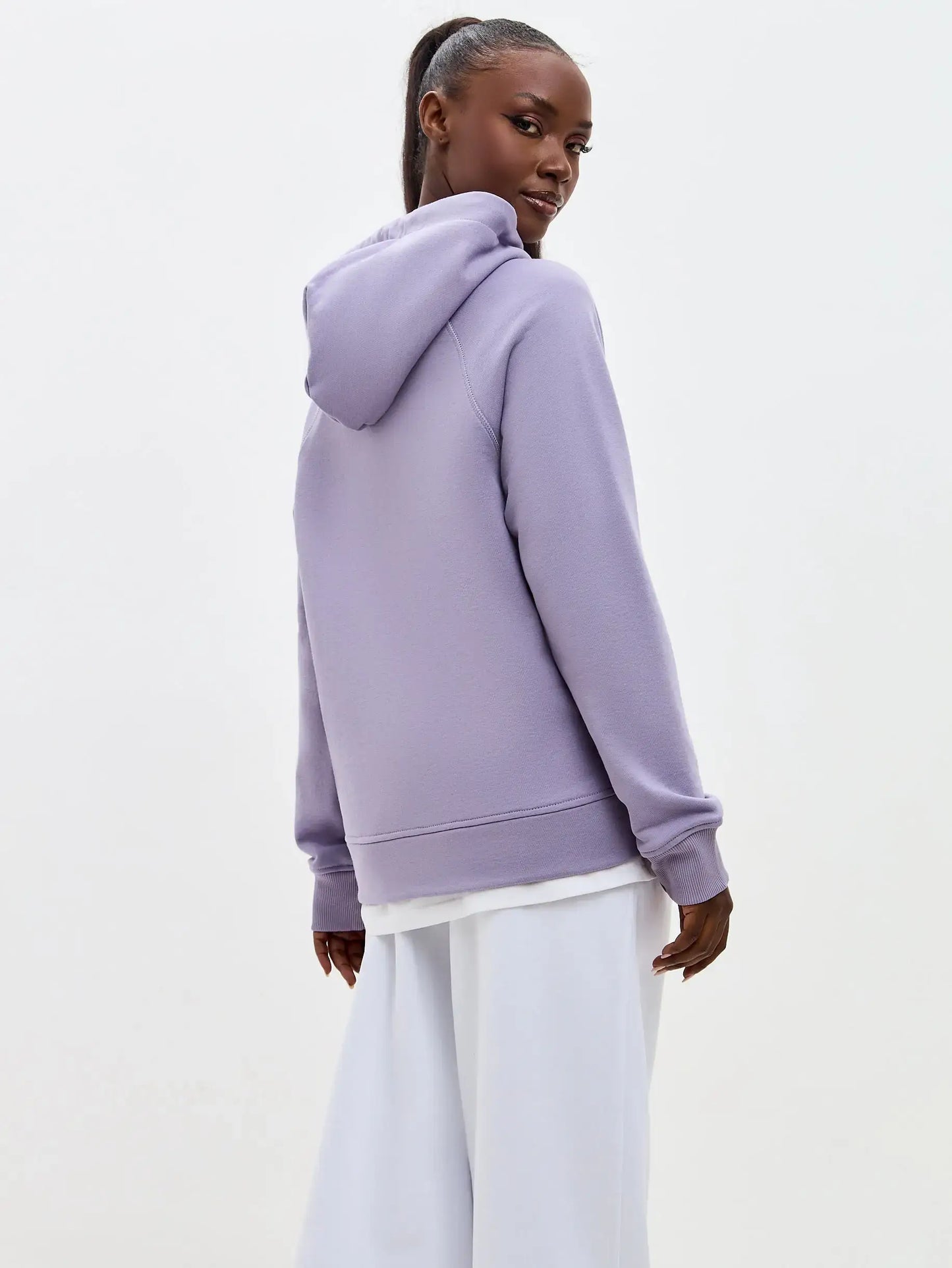 Purple Printed Hoodie WHITE COUNTRY CAT - Hoodie & sweatshirt