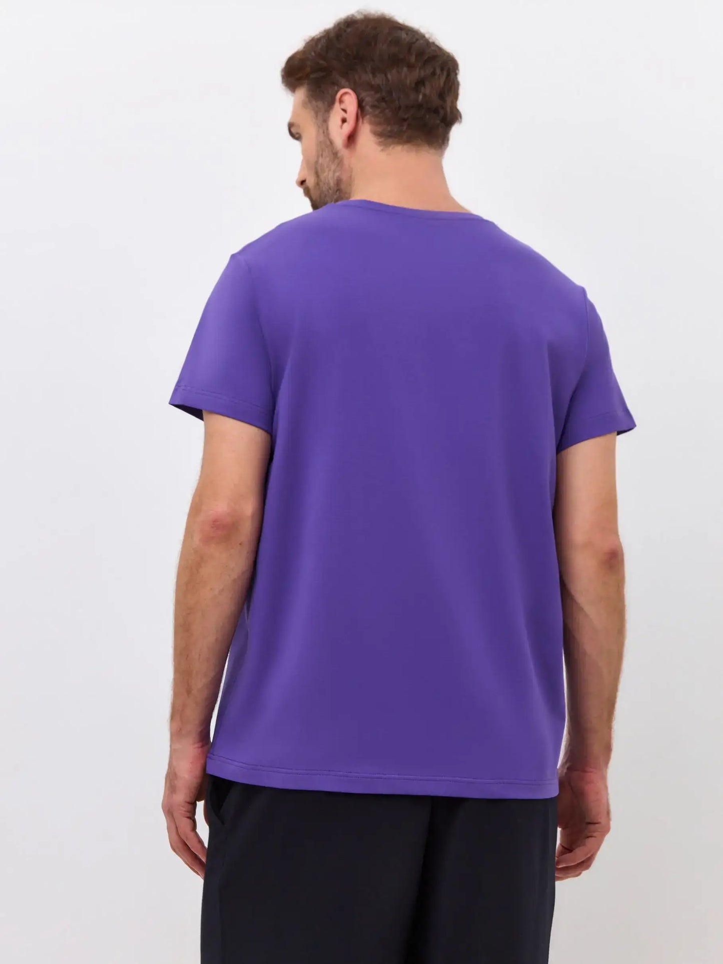 Purple Printed T-shirt SPORT CAT - T-shirt