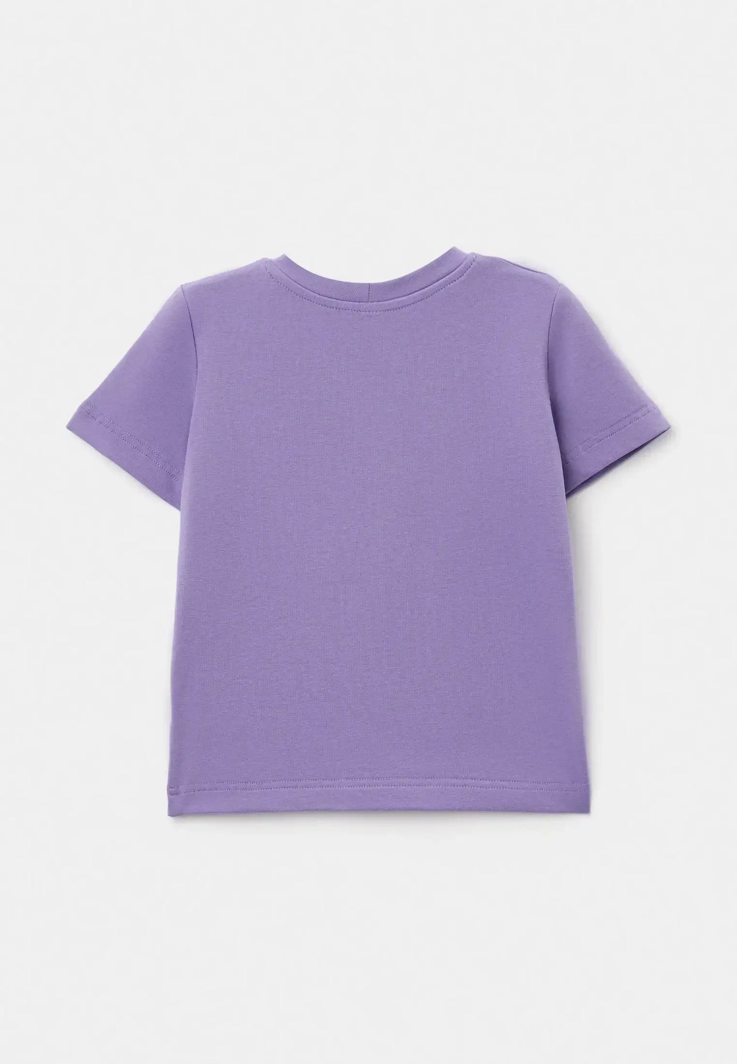 Purple Printed T-shirt WHITE COUNTRY CAT - T-shirt