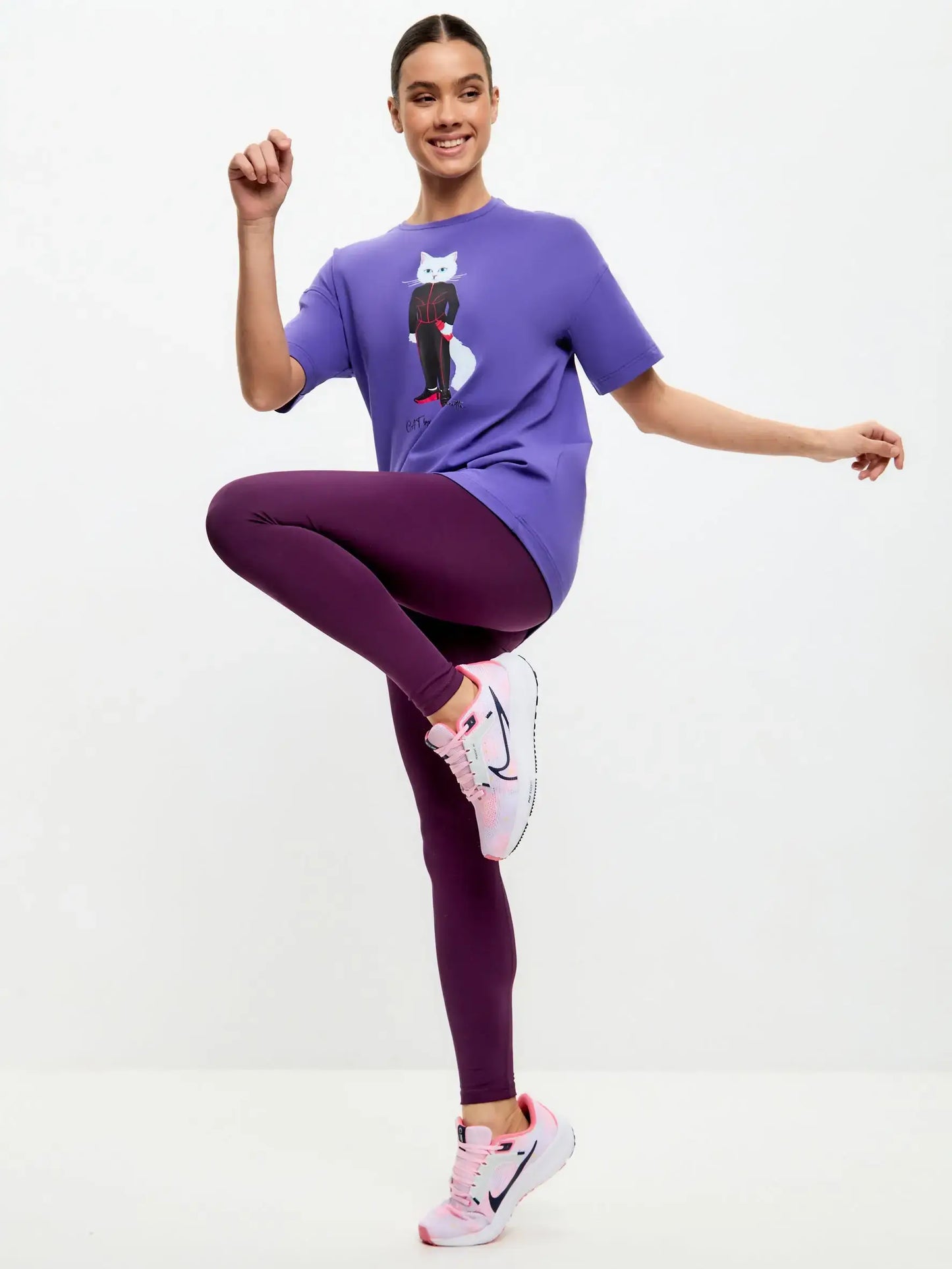 Purple Women’s leggins CAT - Bottom