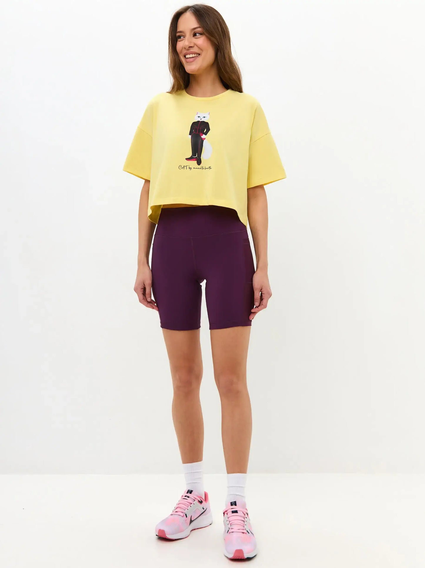 Purple Women’s sport shorts CAT - Bottom