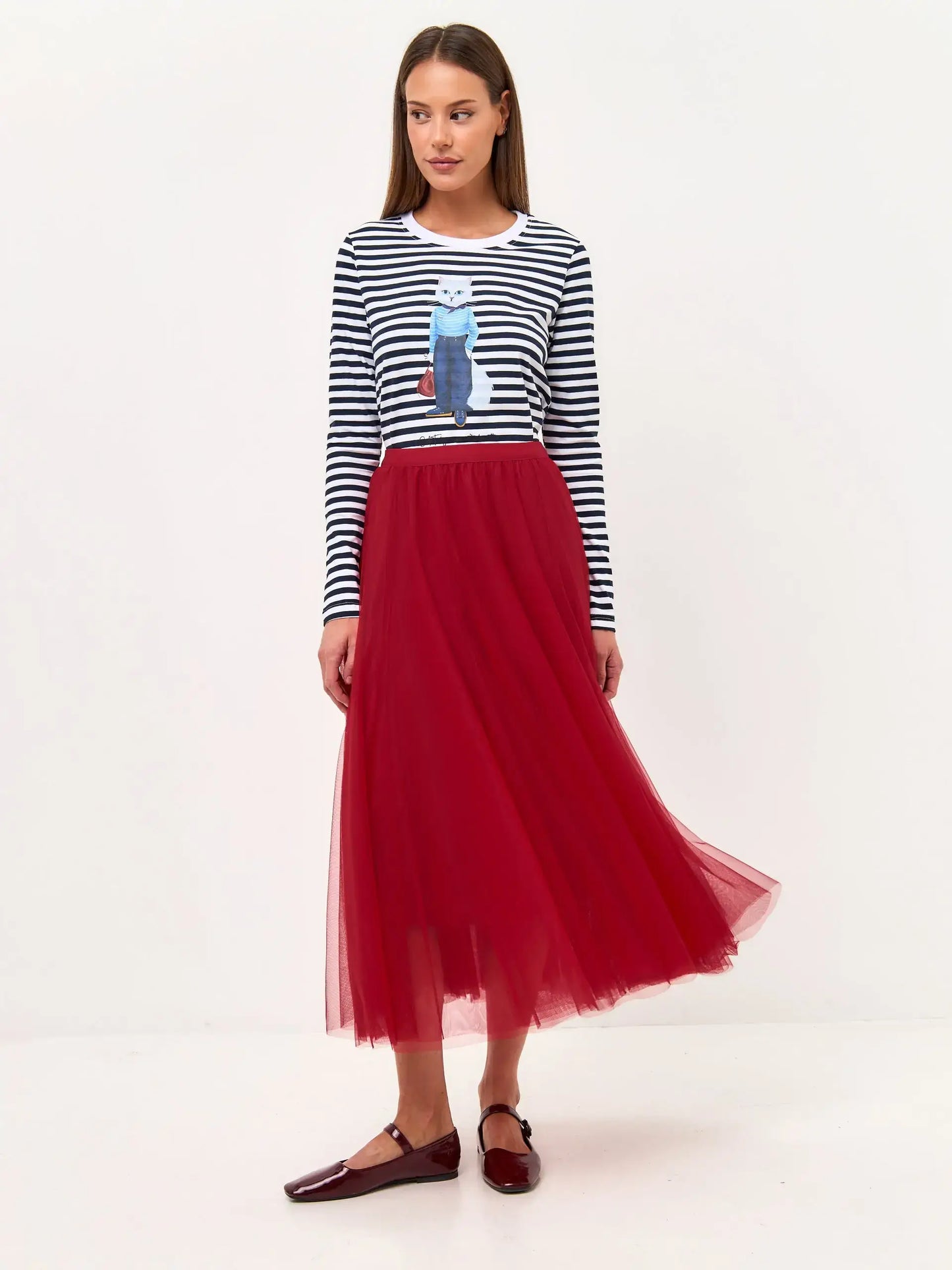 Red Tulle skirt ROCKY - Bottom