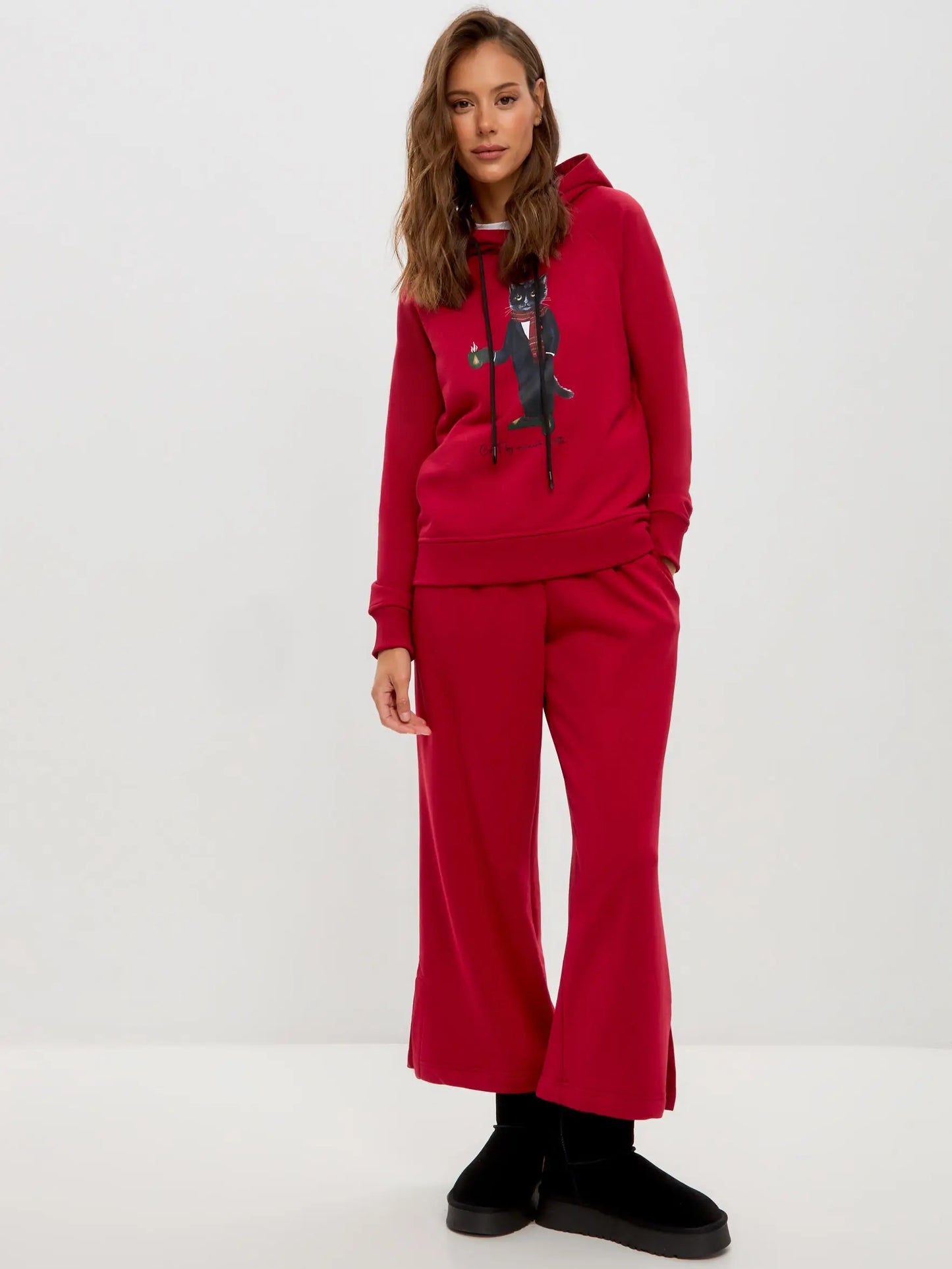 Red Women’s culottes CAT - Bottom