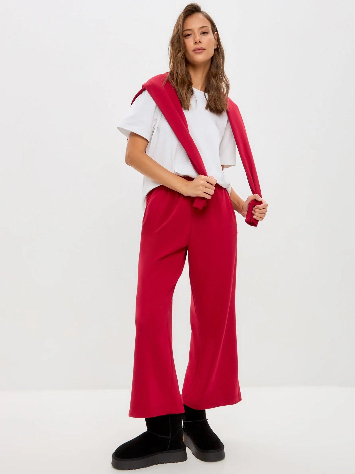 Red Women’s culottes CAT - Bottom