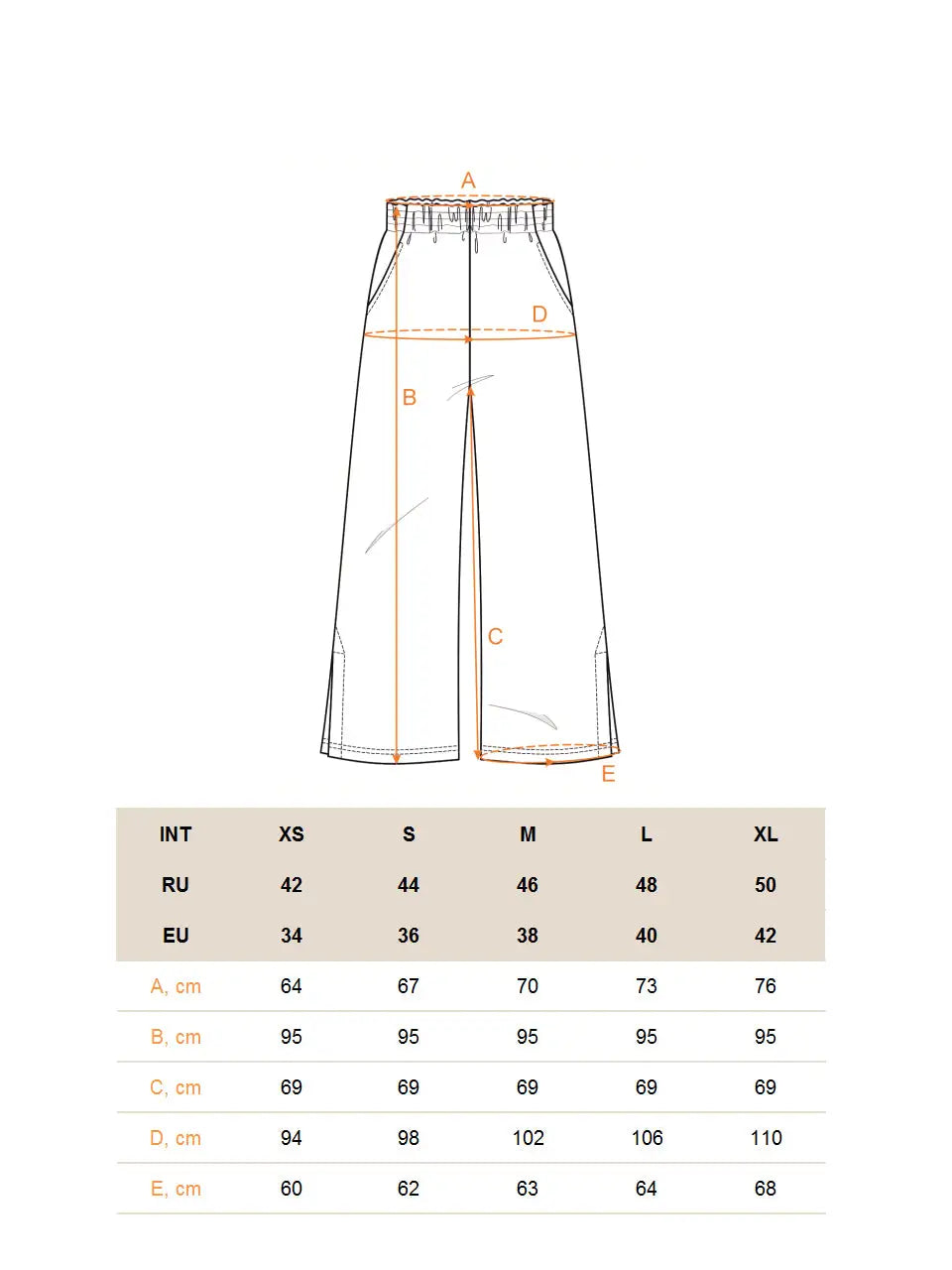 Red Women’s culottes CAT - Bottom