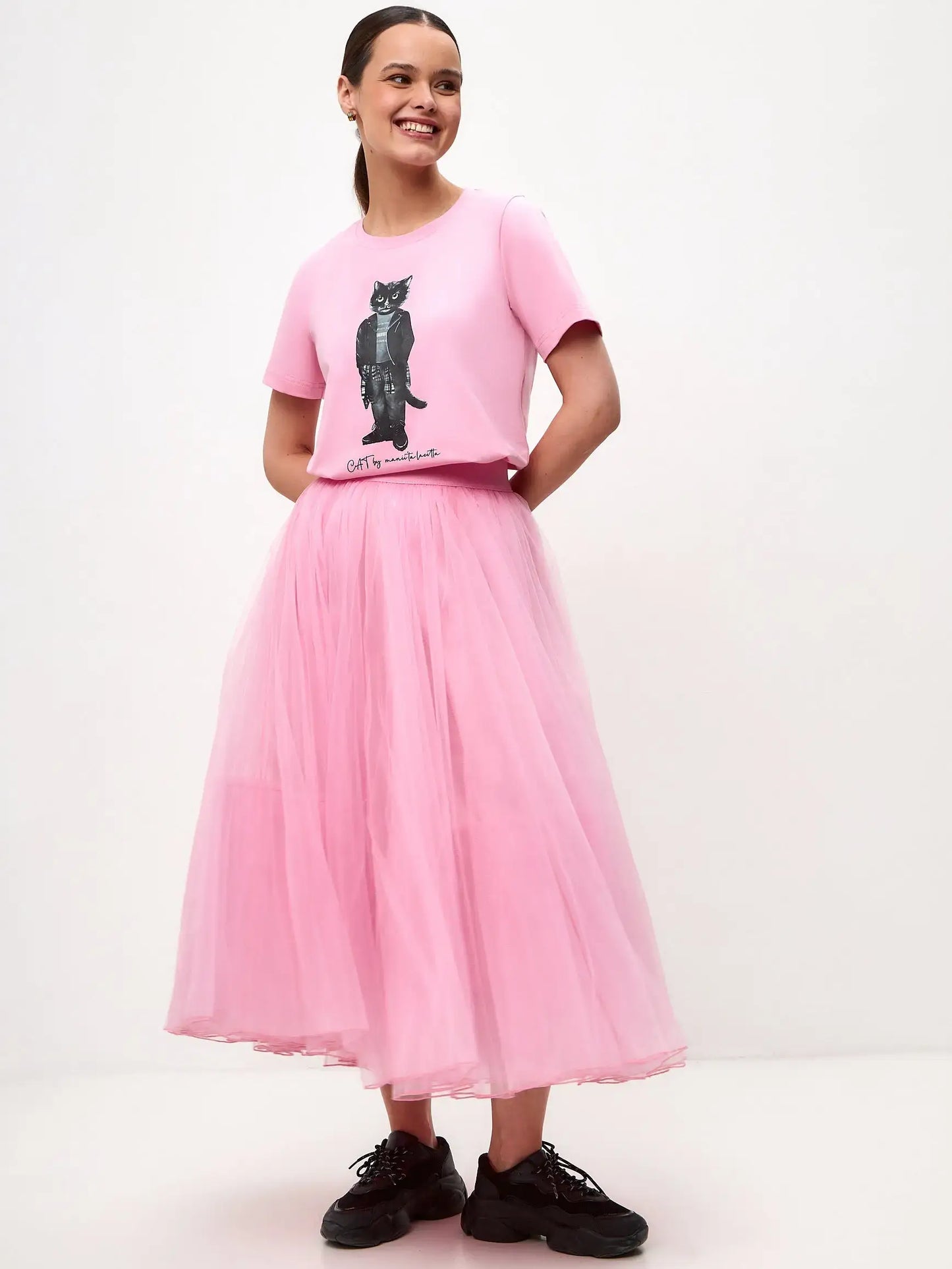 Pink Tulle skirt Princess - Bottom