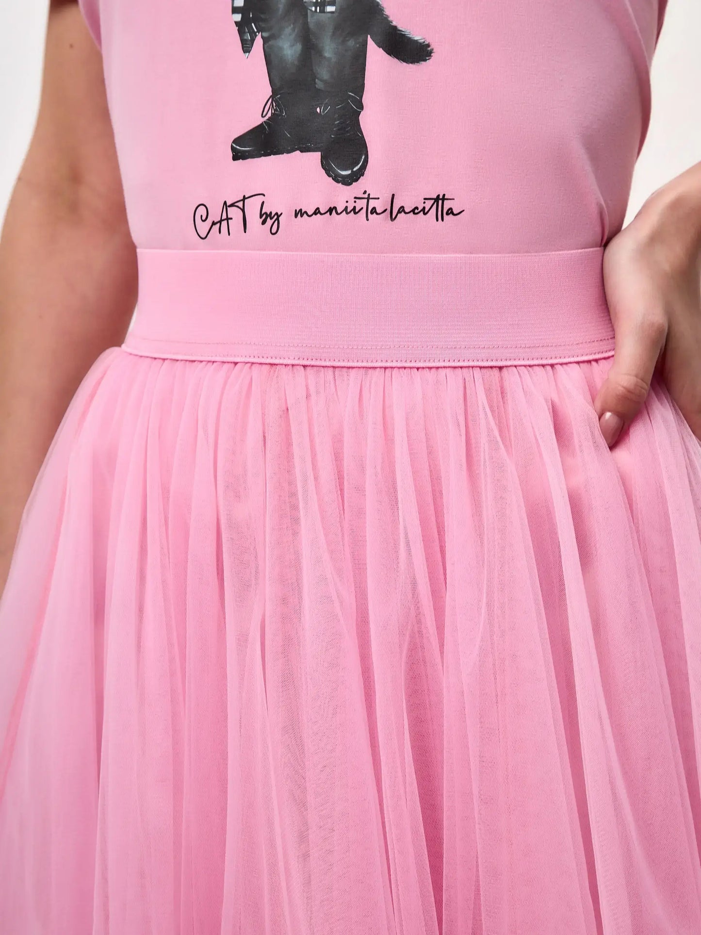 Pink Tulle skirt Princess - Bottom