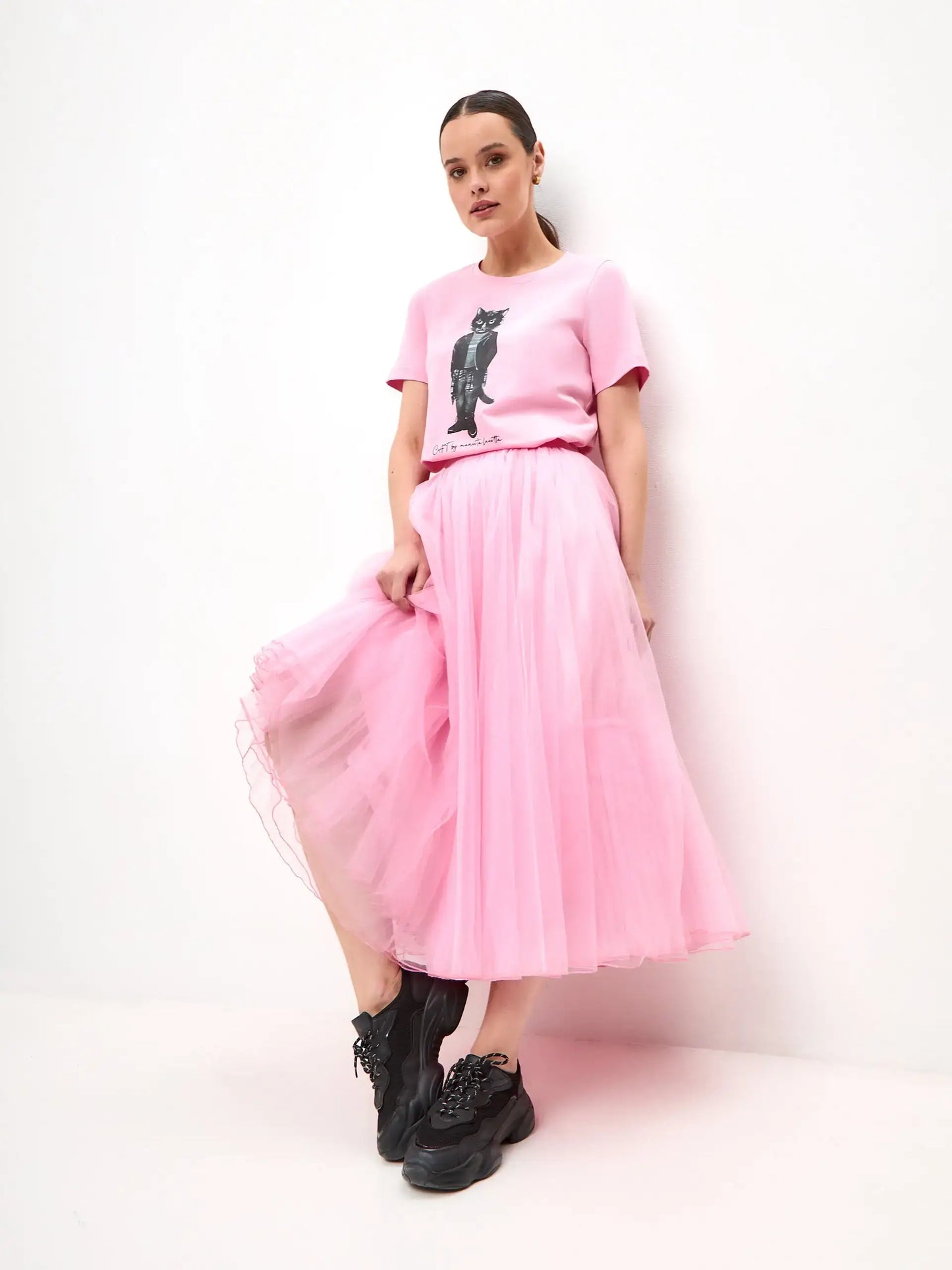 Pink Tulle skirt Princess - Bottom