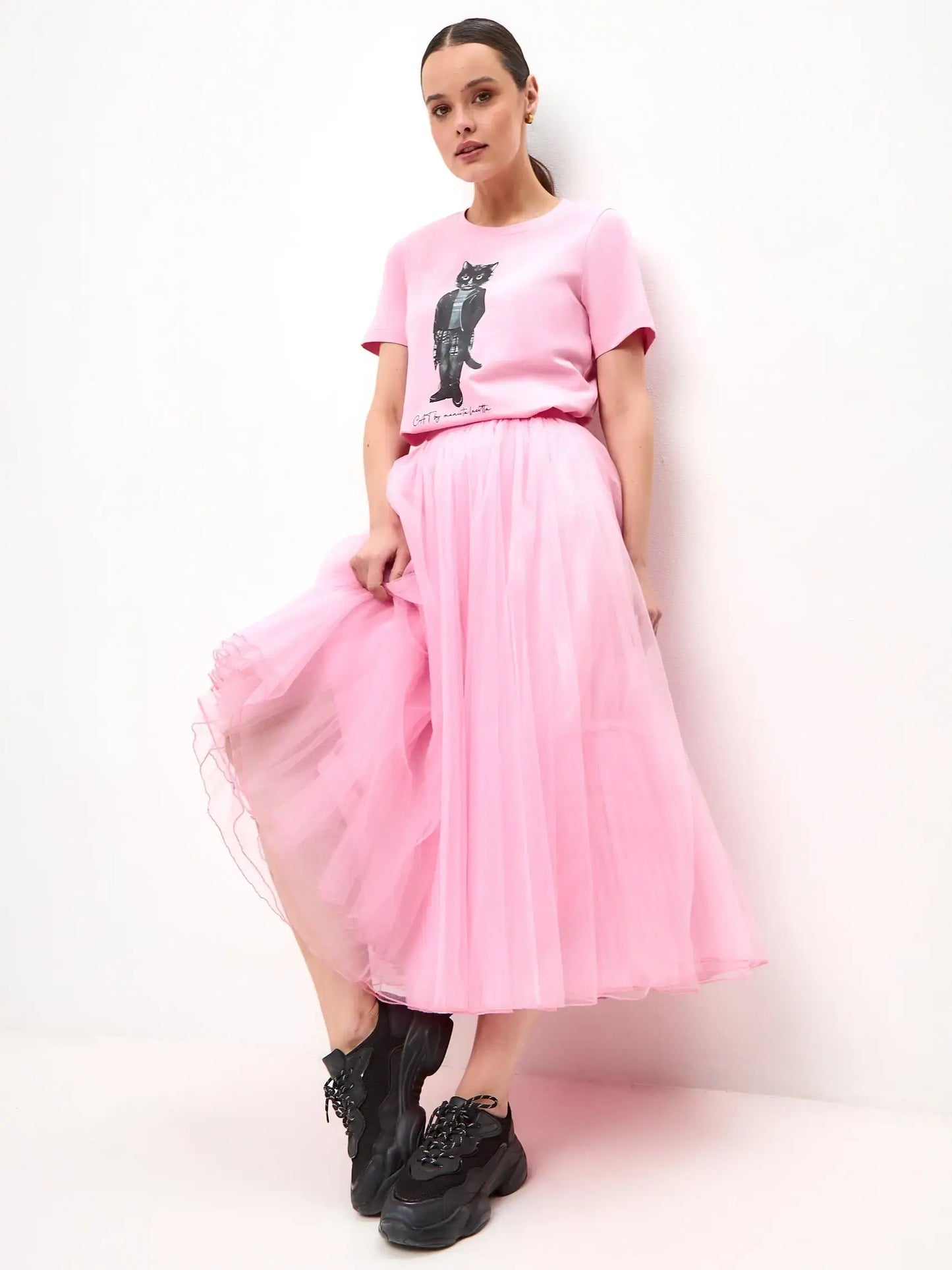 Pink Tulle skirt Princess - Bottom