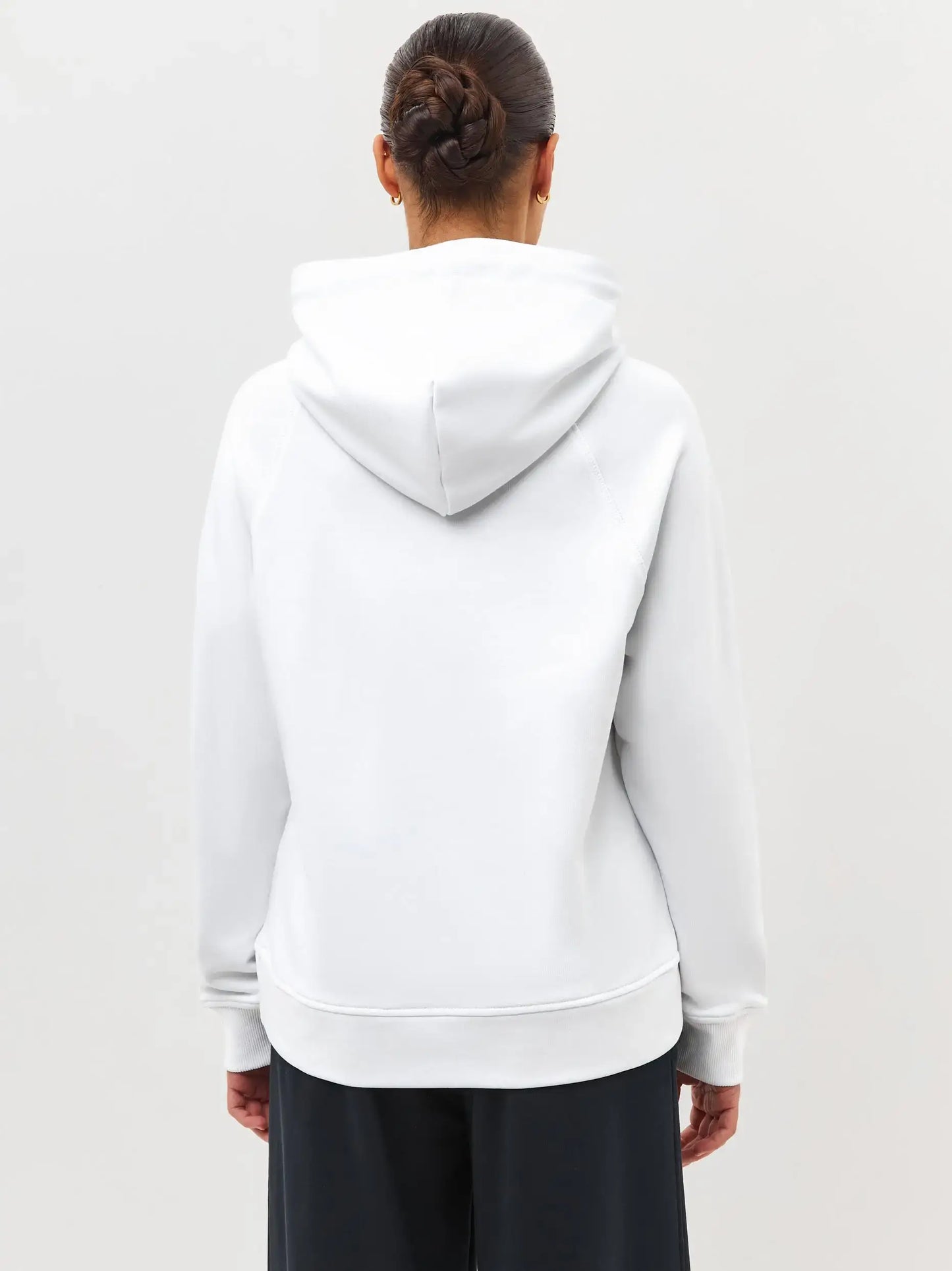 White Printed Hoodie COUNTRY CAT - Hoodie & sweatshirt
