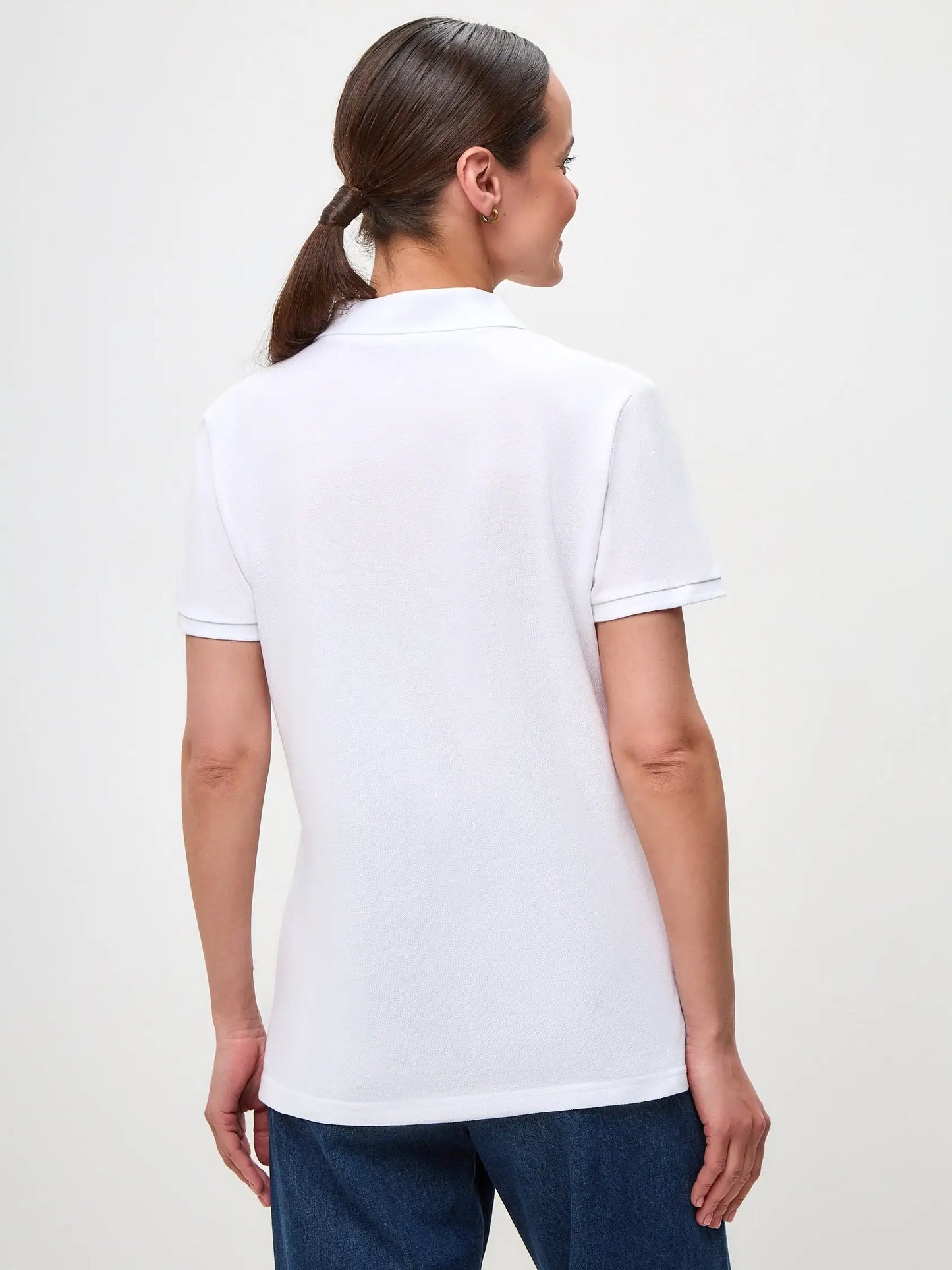 White Polo T-shirt CAT - Polo t-shirt & dress