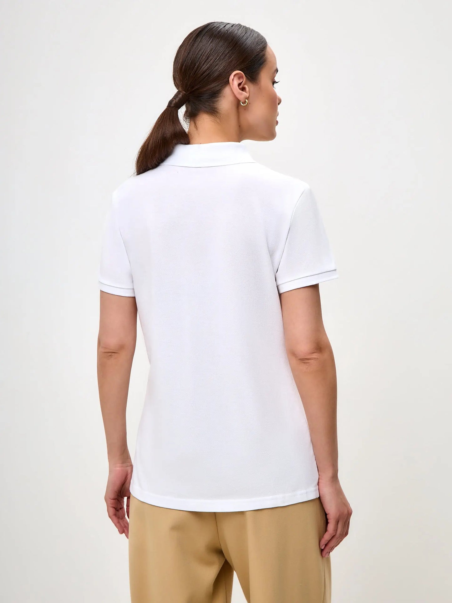 White Polo T-shirt CAT - Polo t-shirt & dress