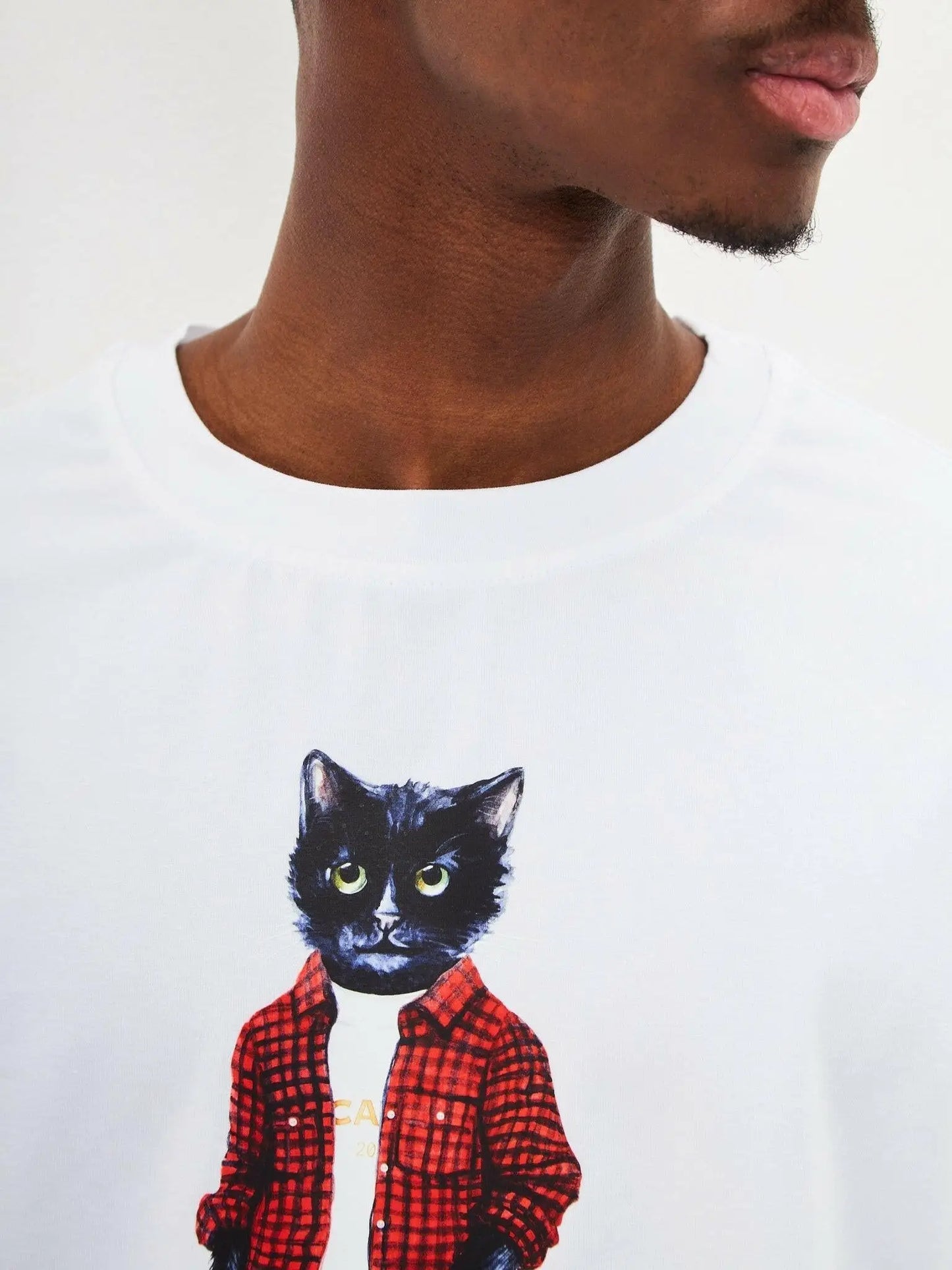 White t-shirt country cat - Funny Cat T-shirt | For Cat Lovers | CAT by maniita lacitta