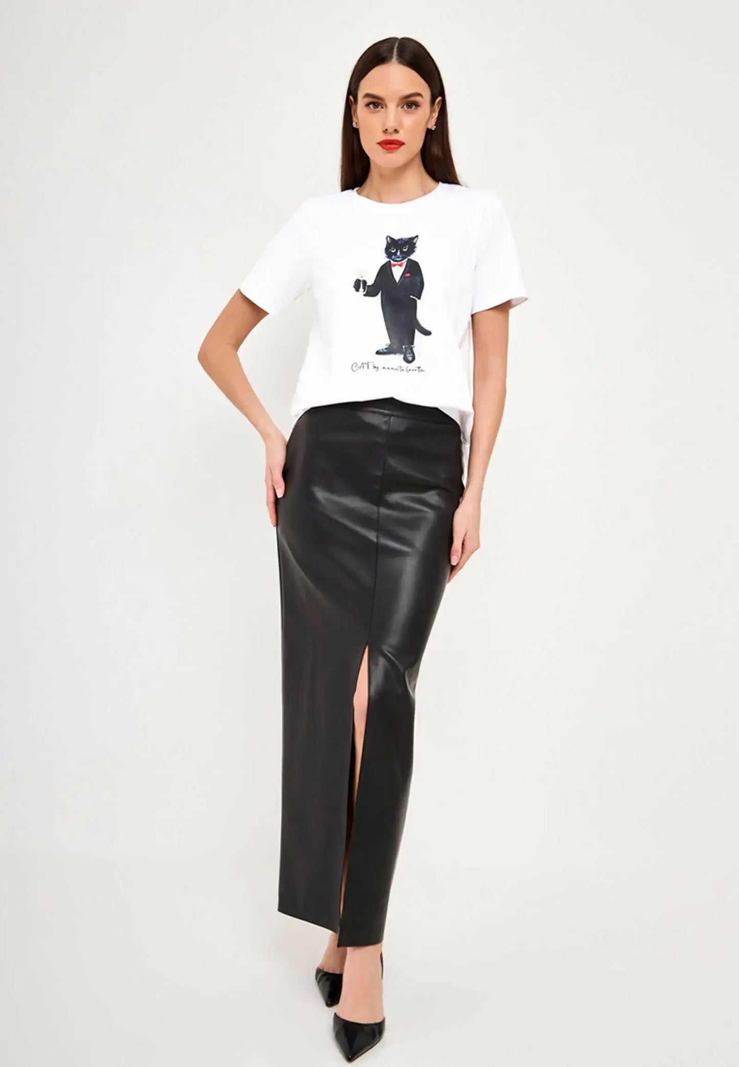 Printed T-shirt DANDY CAT - Maniita Lacitta