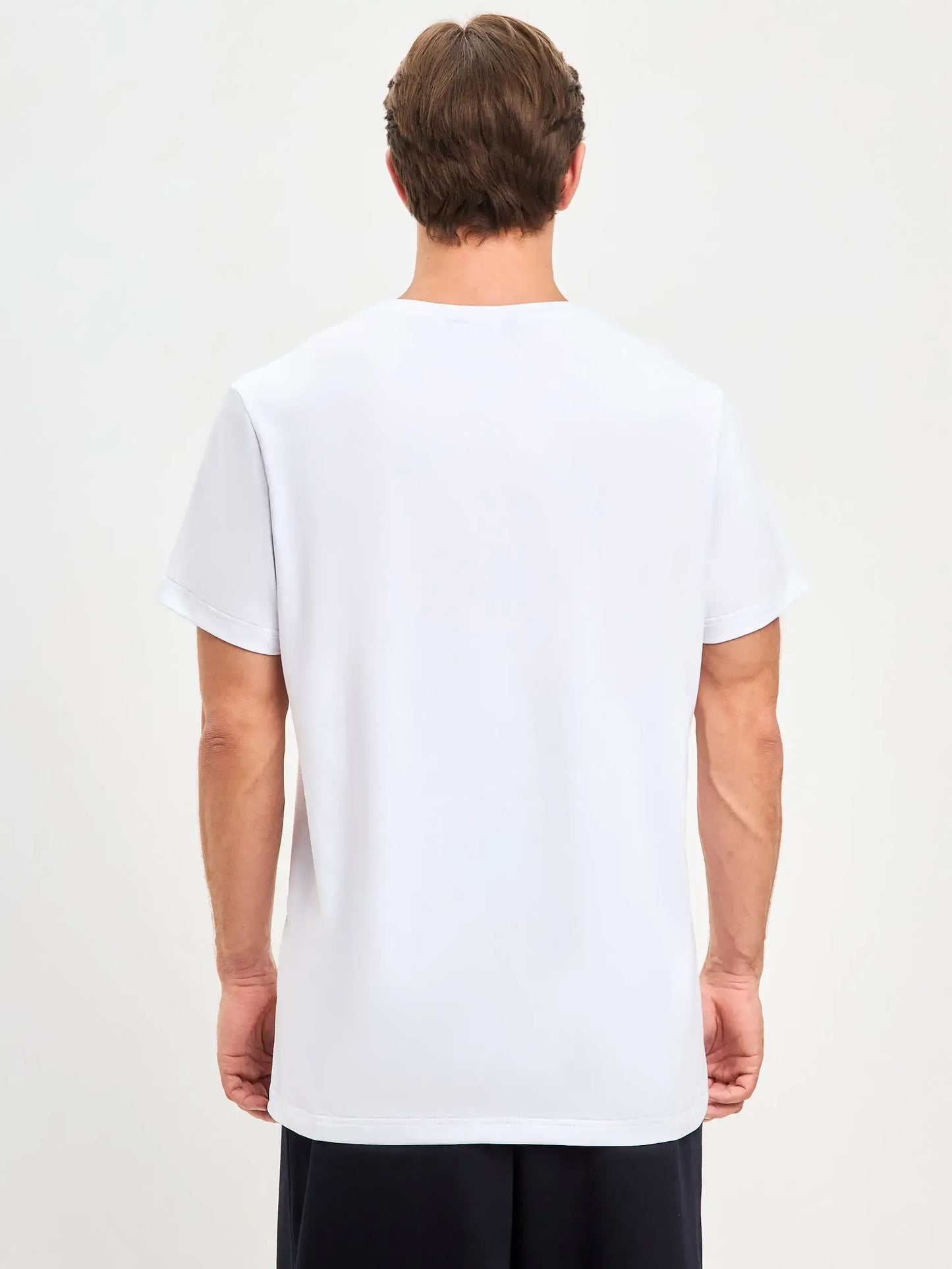 White Printed T-shirt SPORT CAT - T-shirt