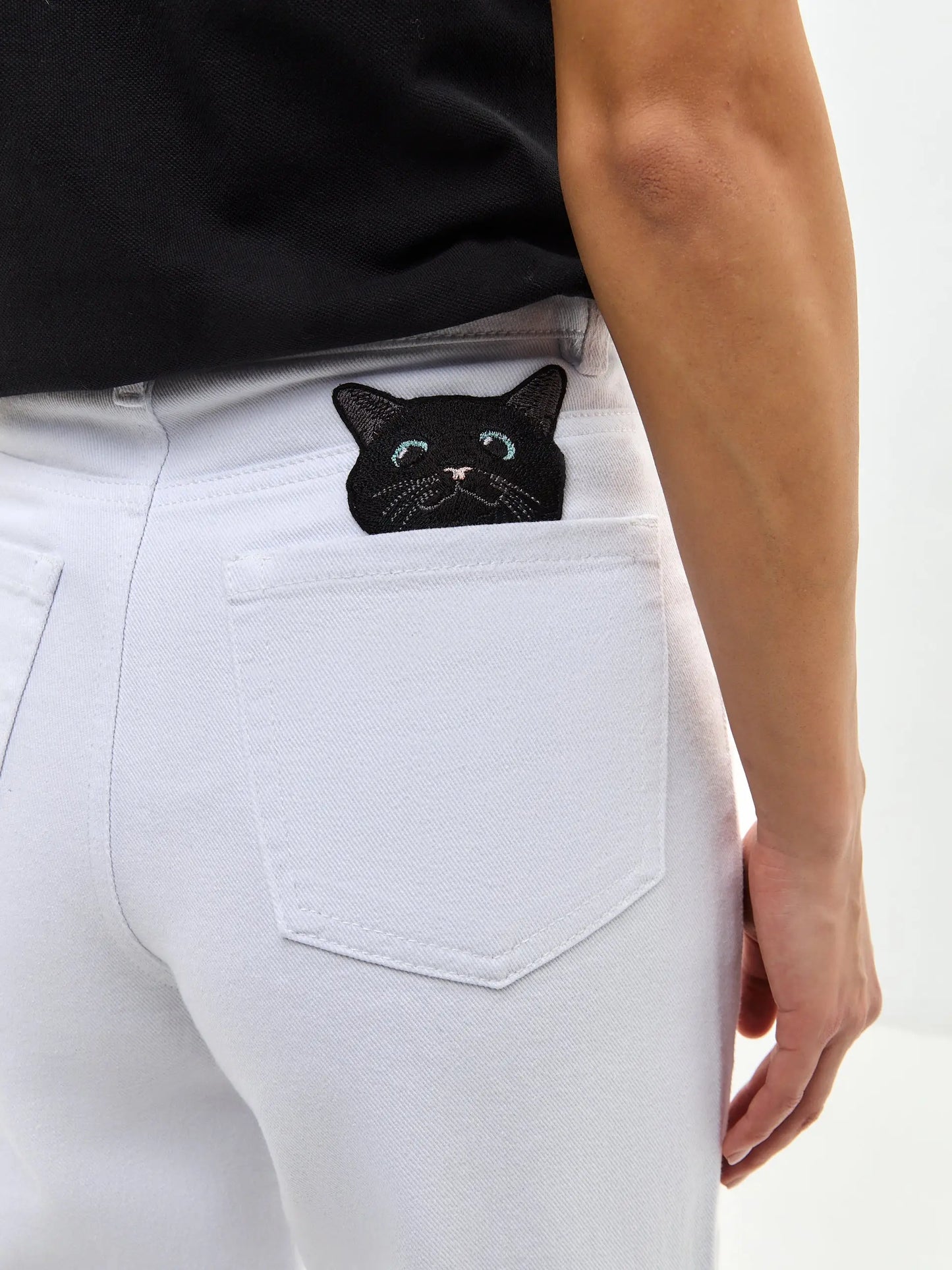 White Women’s jeans CAT - Bottom