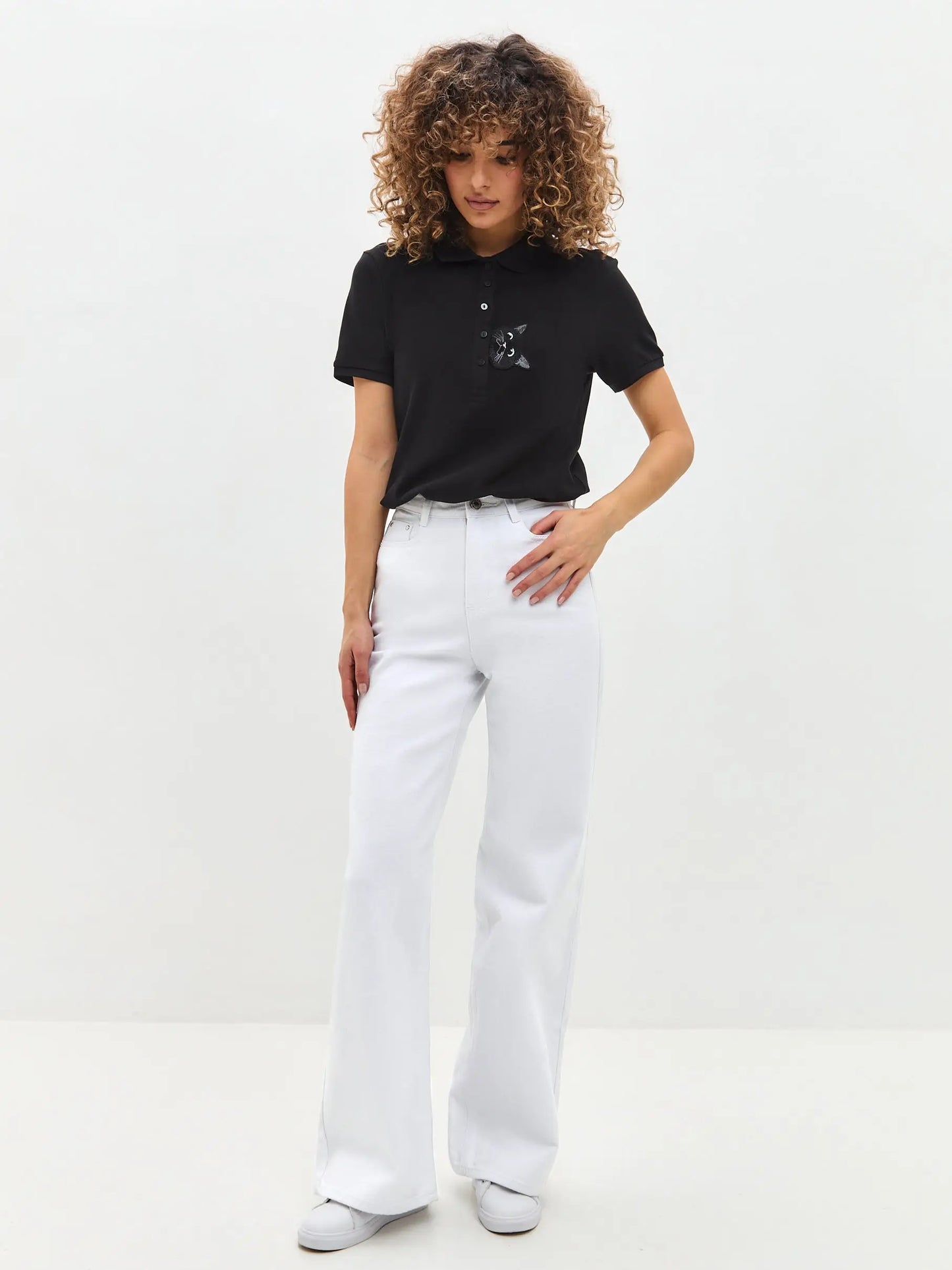 White Women’s jeans CAT - Bottom