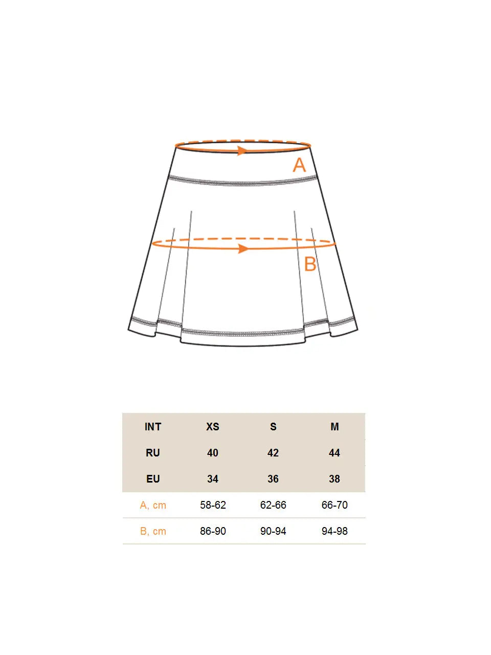 White Women’s sport skorts CAT - Bottom