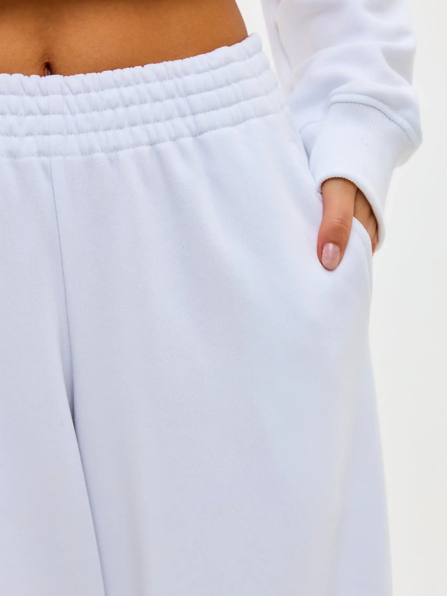 White Women’s sweatpants CAT - Bottom