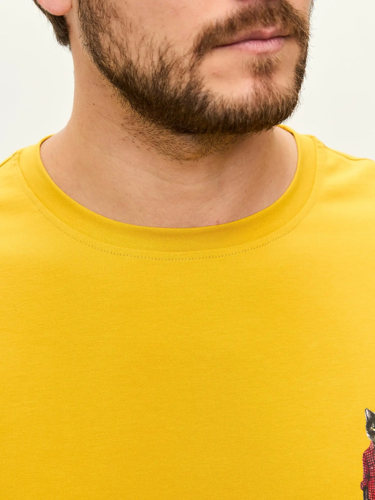 Yellow Printed T-shirt COUNTRY CAT - T-shirt